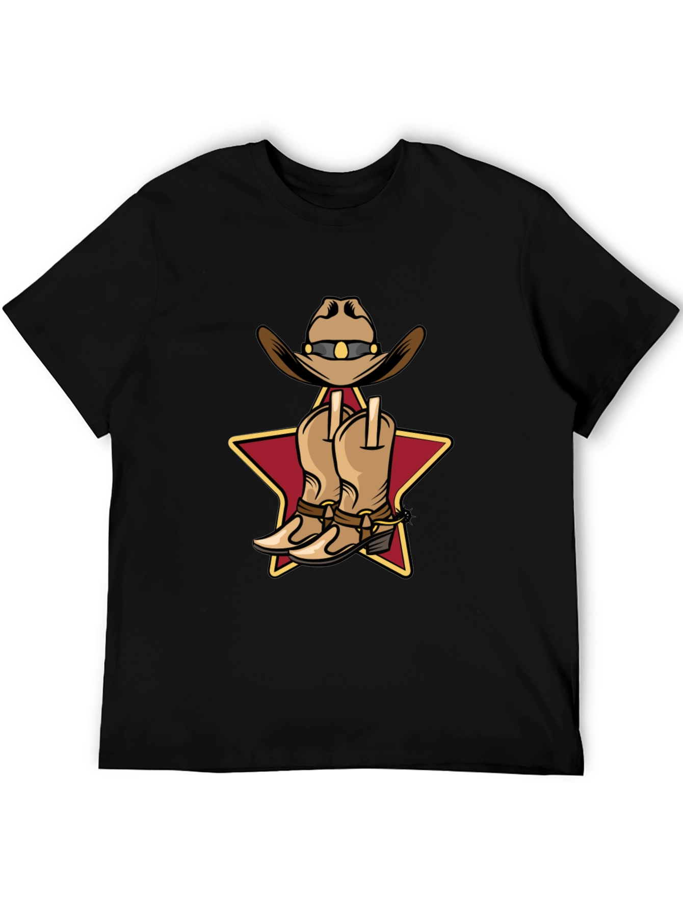Cowboy Hat and Boots Graphic T-Shirt