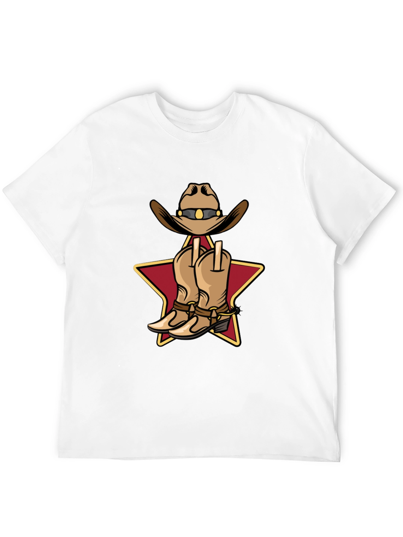 Cowboy Hat and Boots Graphic T-Shirt