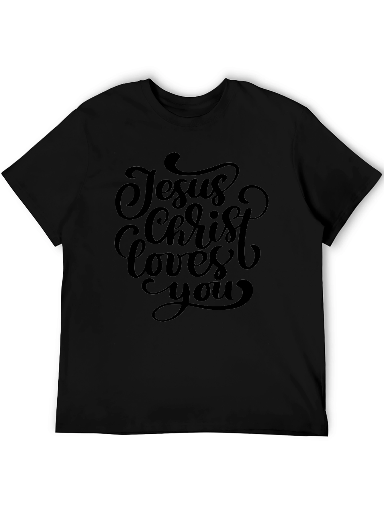 Jesus Christ Loves You Graphic T-Shirt