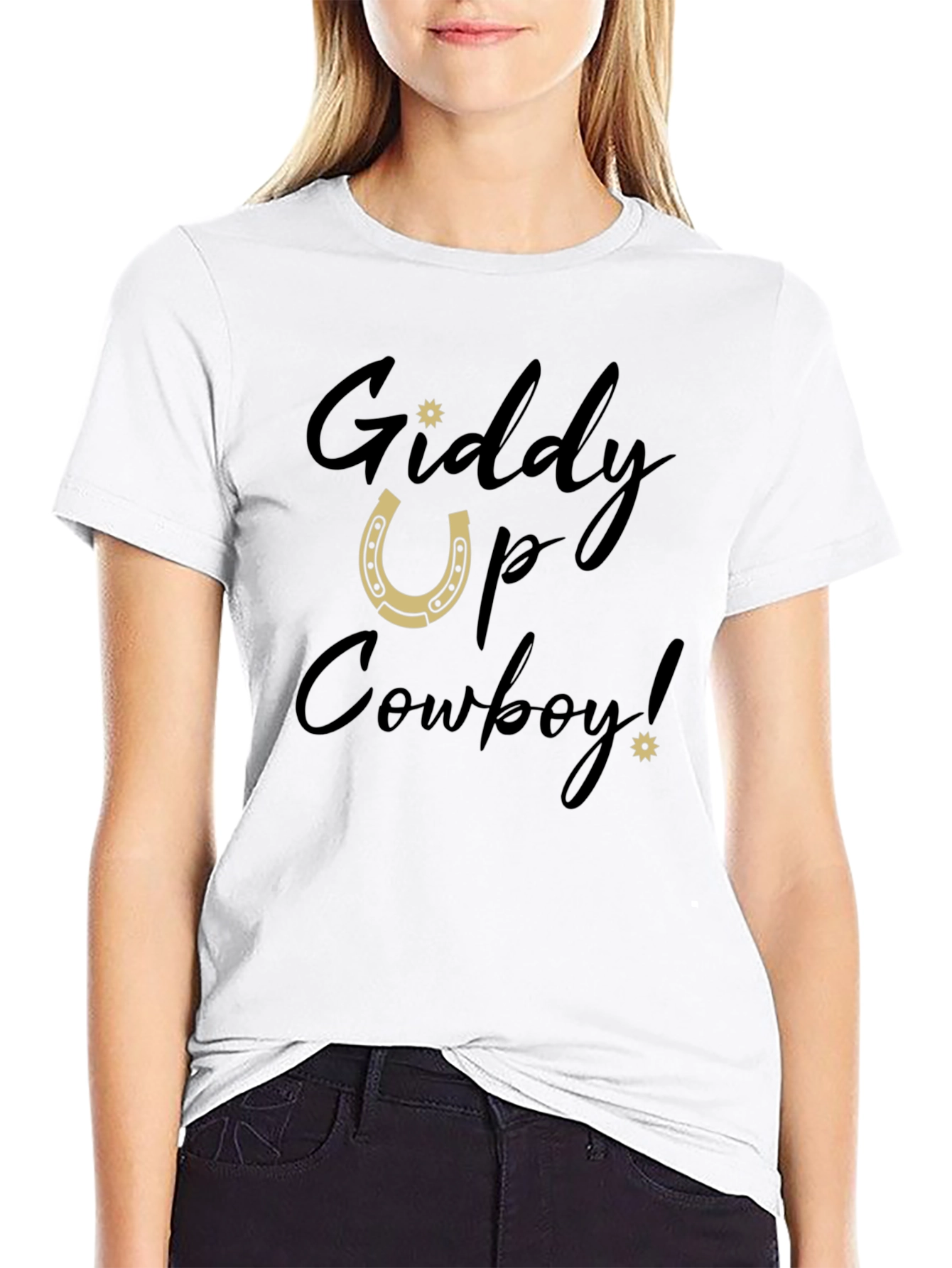 Giddy Up Cowboy Graphic T-Shirt