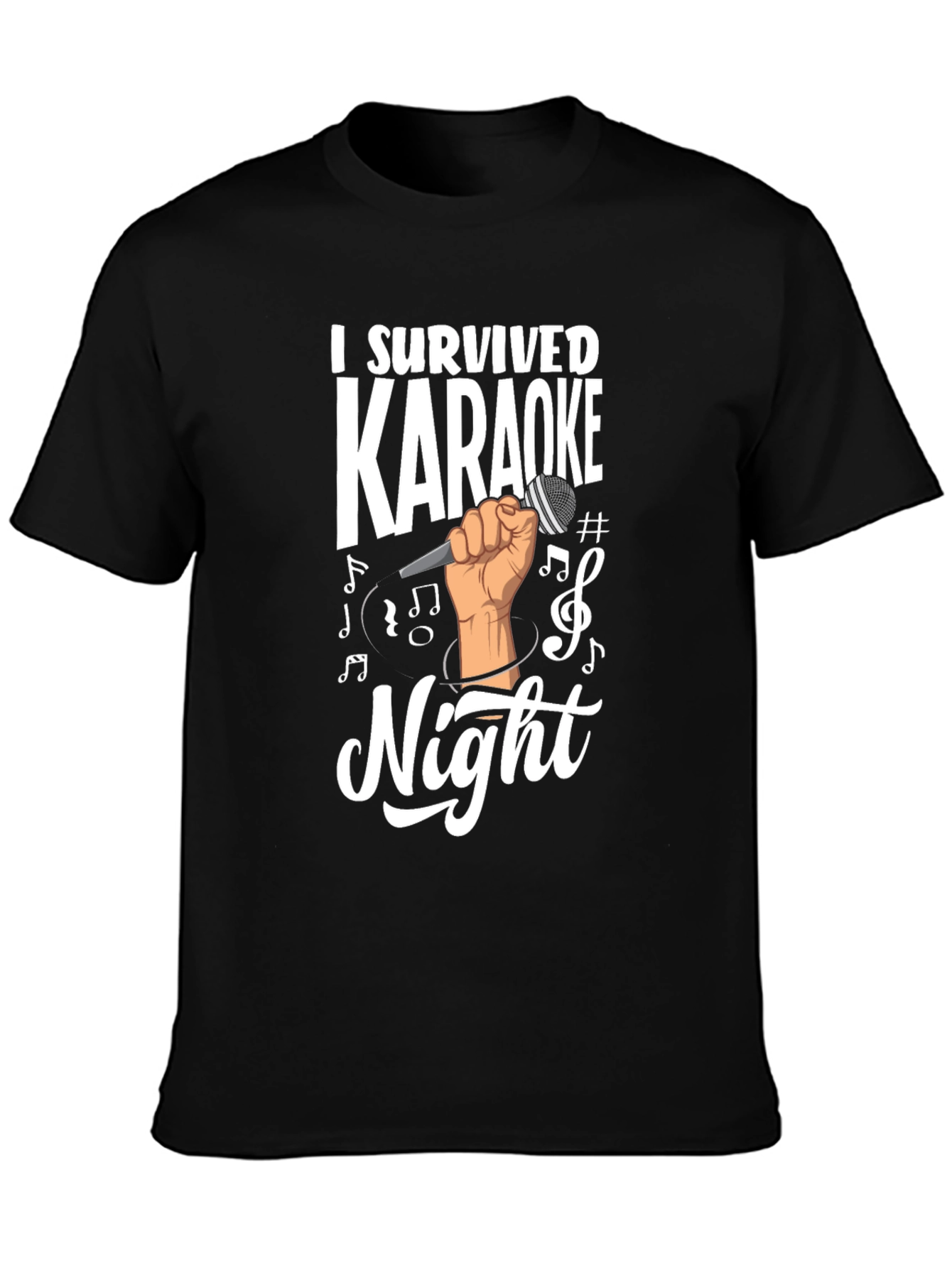 I Survived Karaoke Night Graphic T-Shirt