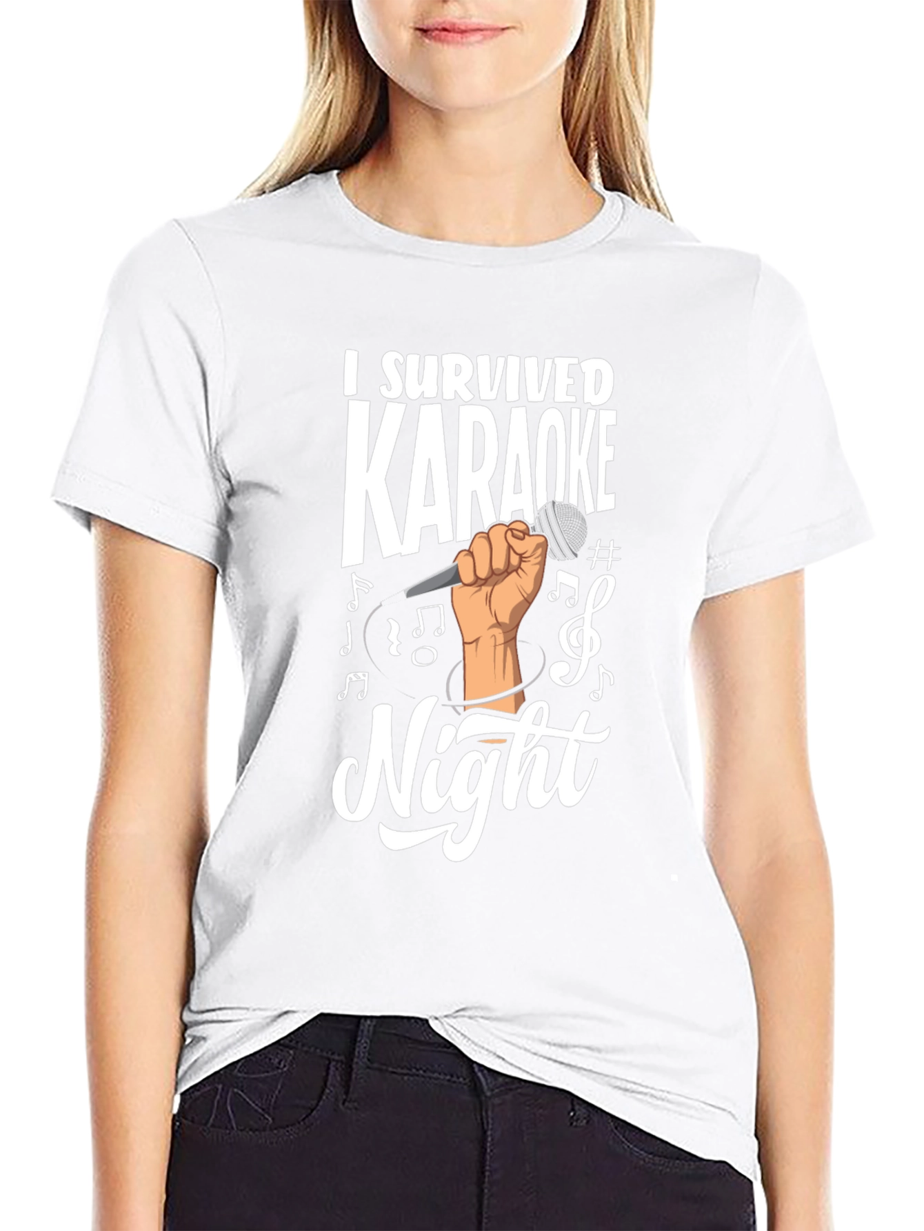 I Survived Karaoke Night Graphic T-Shirt