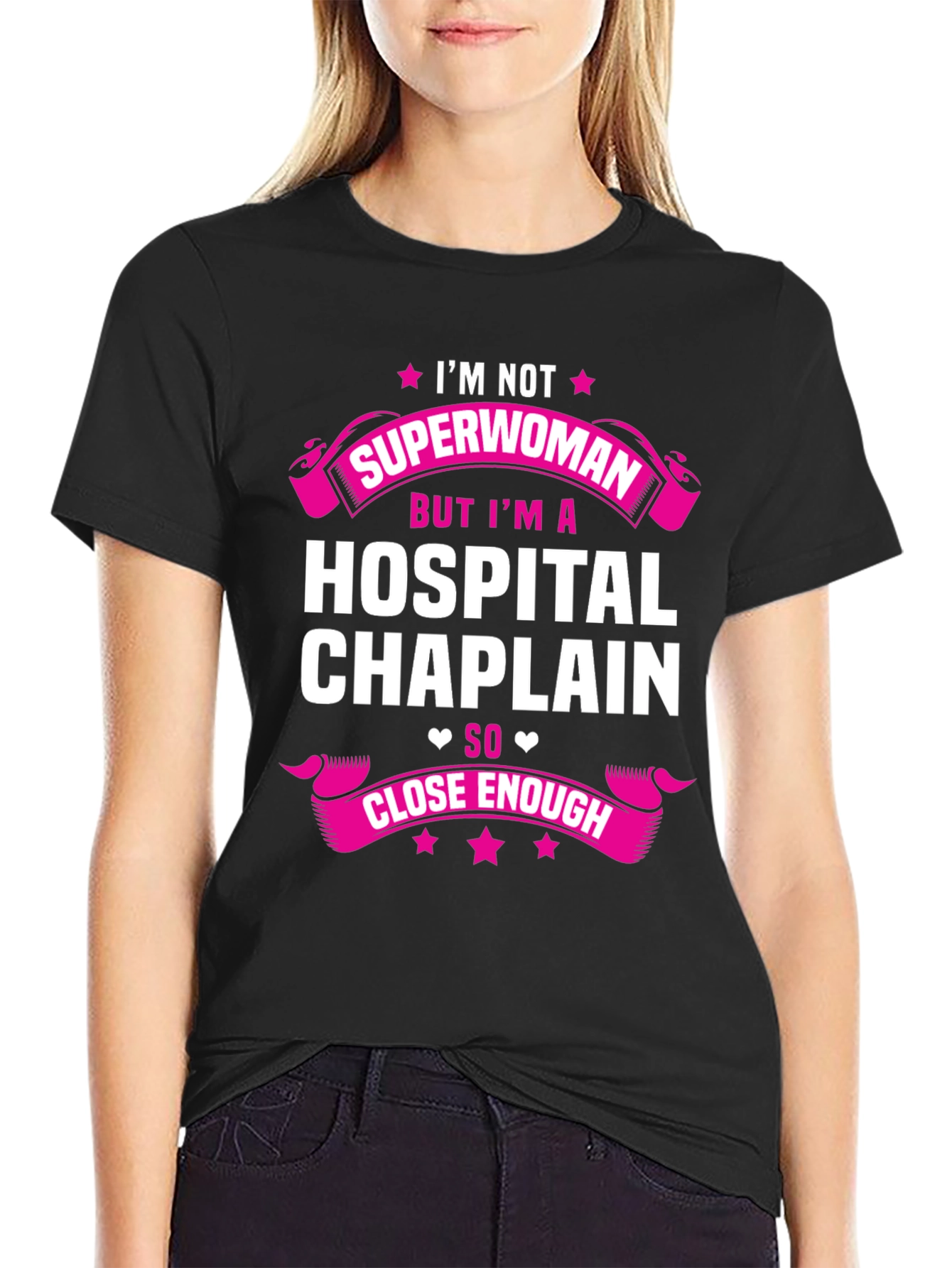 Hospital Chaplain Superwoman T-Shirt
