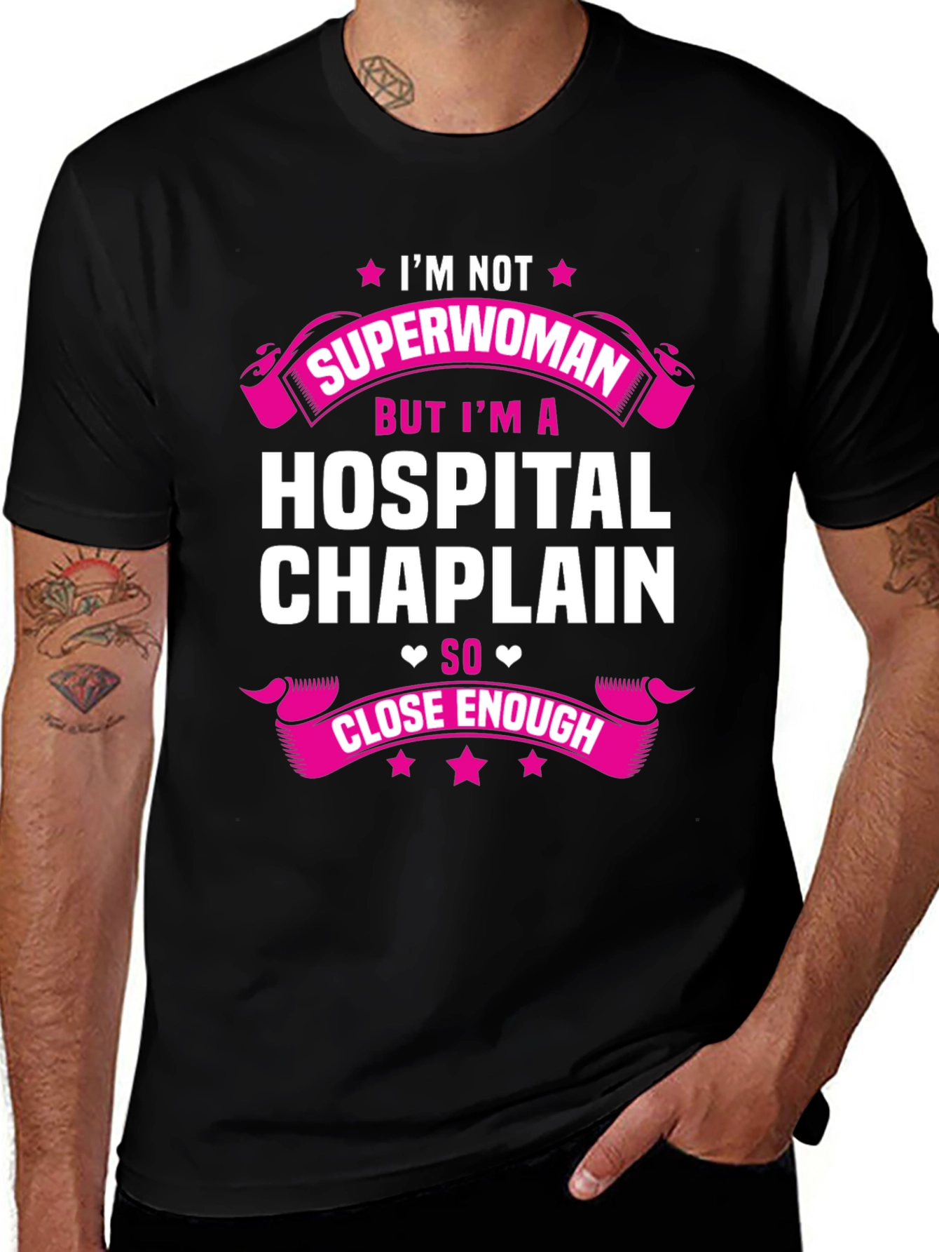 Hospital Chaplain Superwoman T-Shirt