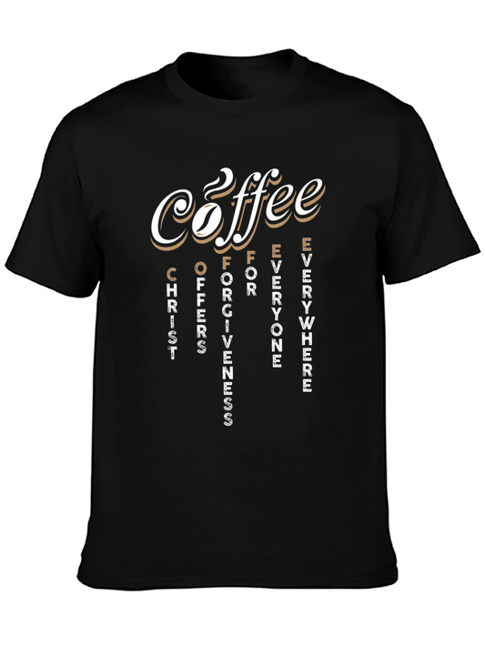 Coffee Christ Forgiveness T-Shirt
