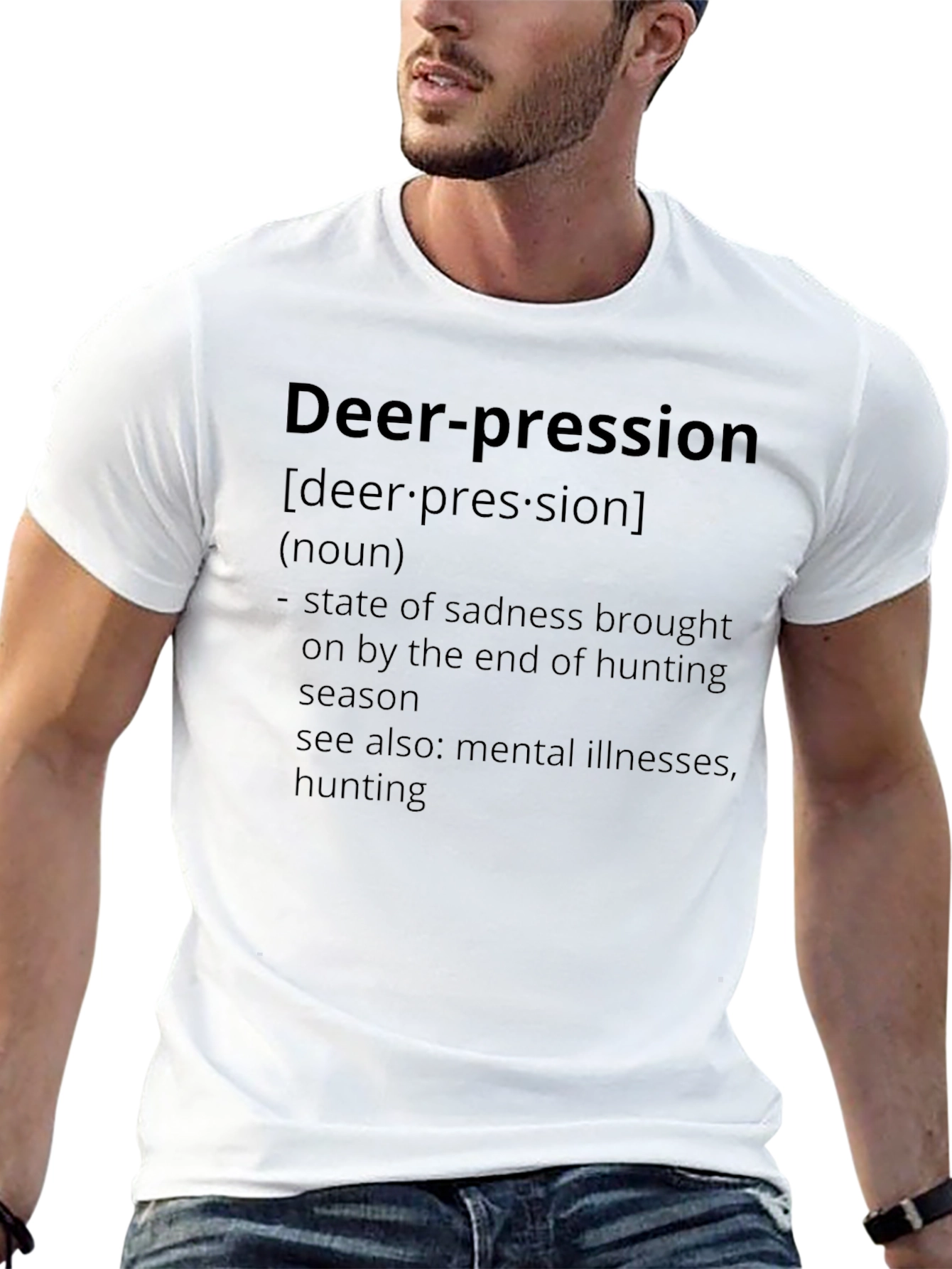 Deer-pression T-Shirt: Hunting Season Sadness