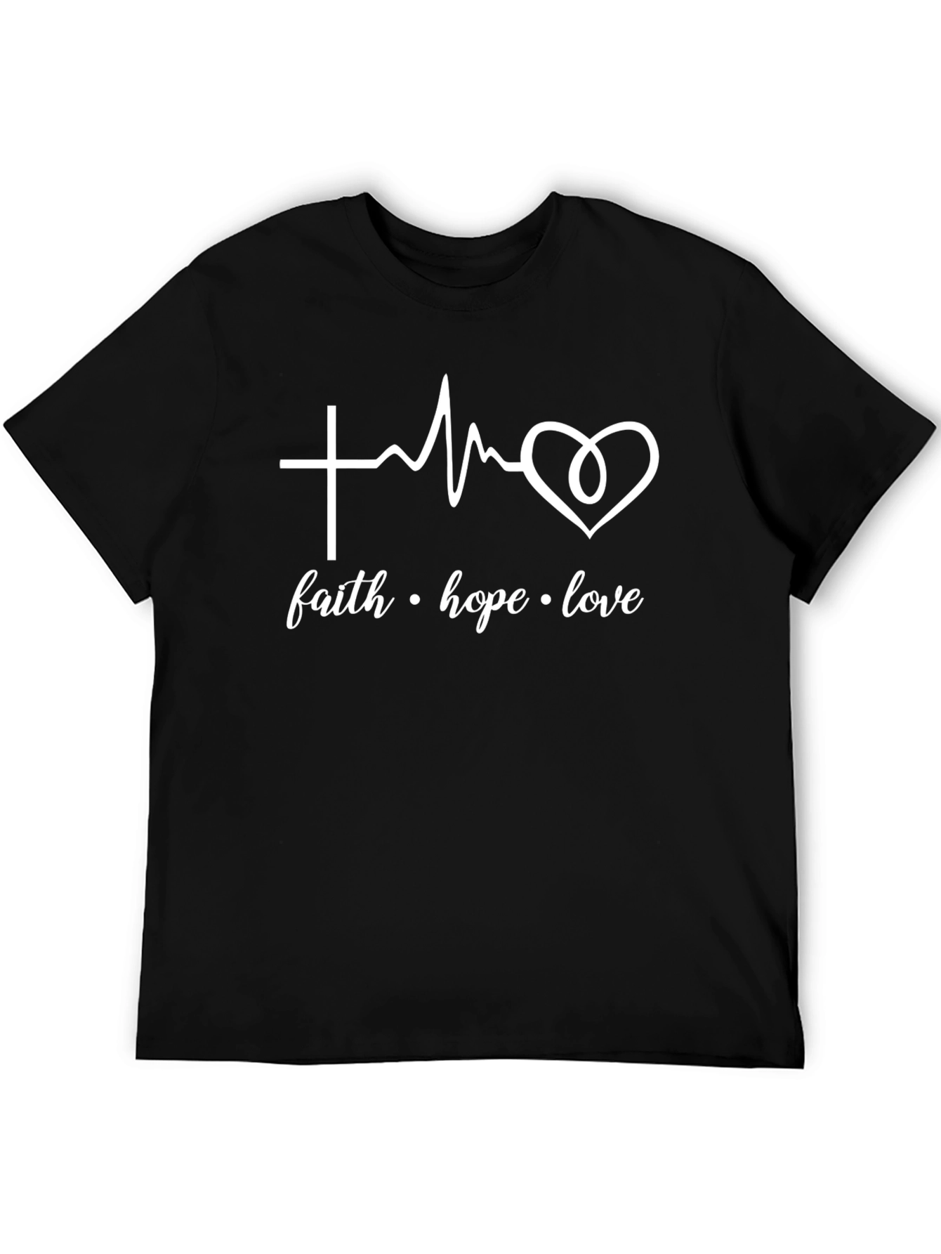 Faith Hope Love Heartbeat T-Shirt