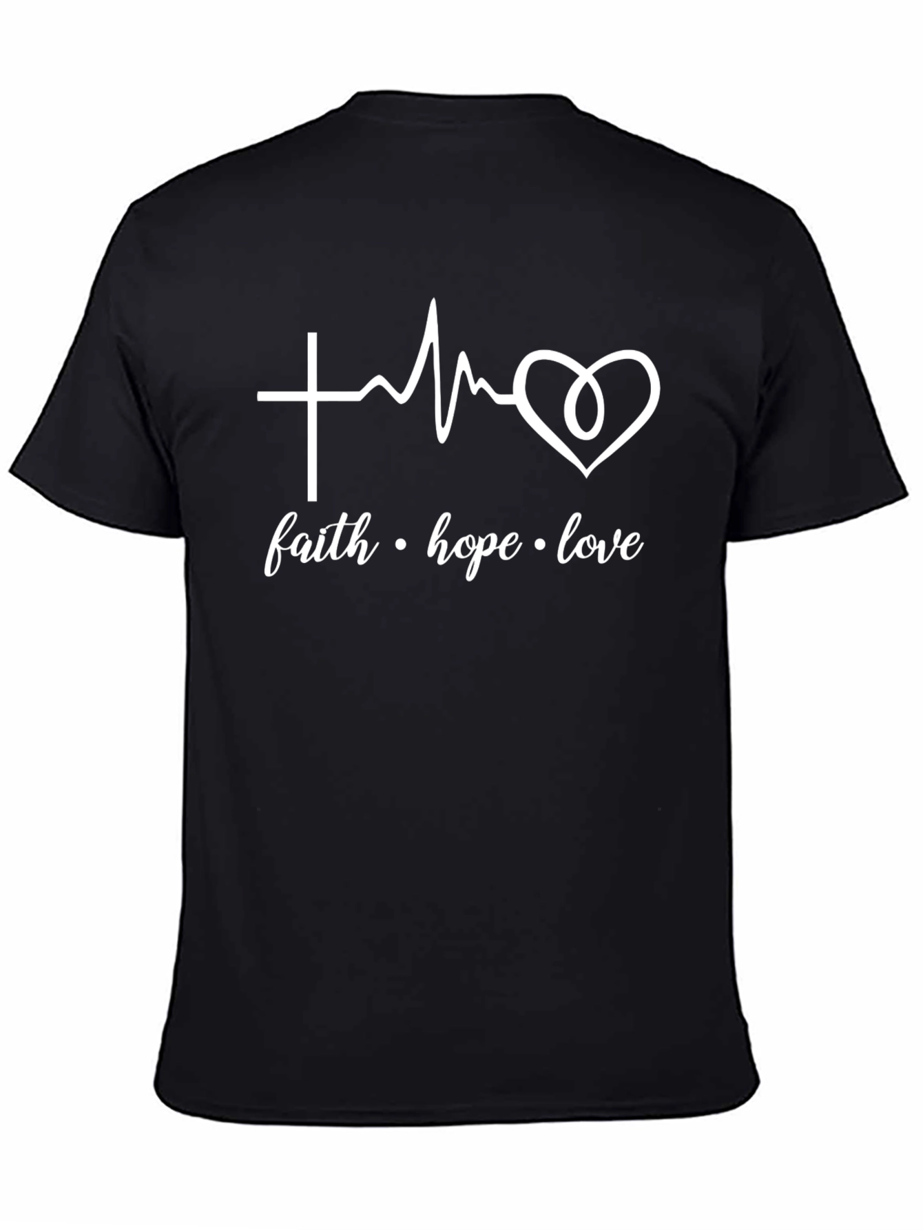Faith Hope Love Heartbeat T-Shirt