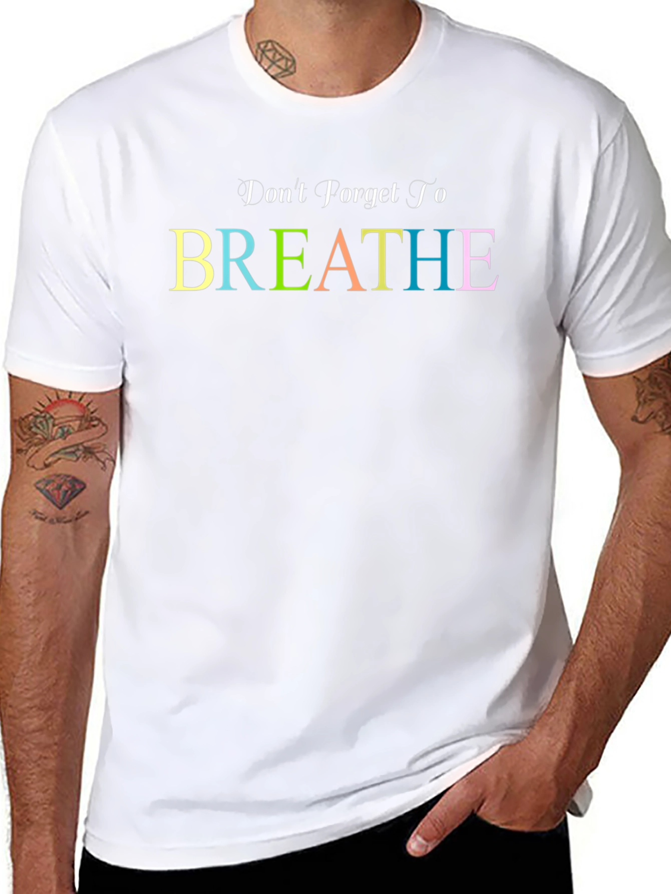 Dont Forget to Breathe Graphic T-Shirt