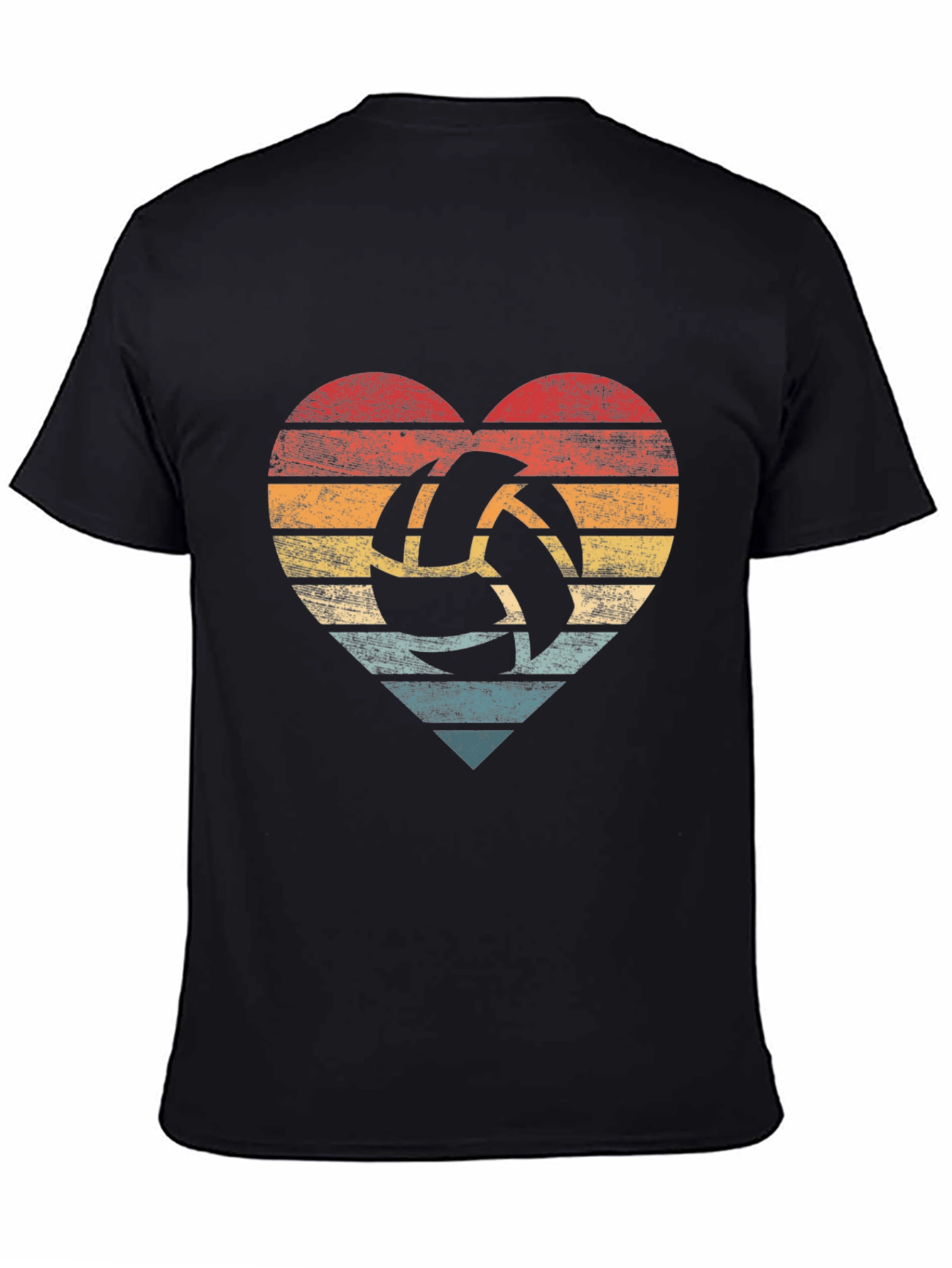 Retro Volleyball Heart T-Shirt