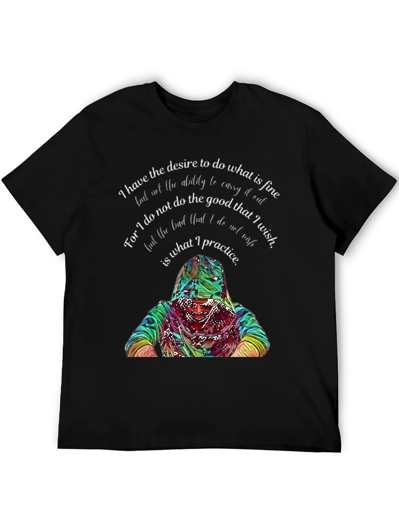 Inspirational Graphic Tee - Desire & Practice