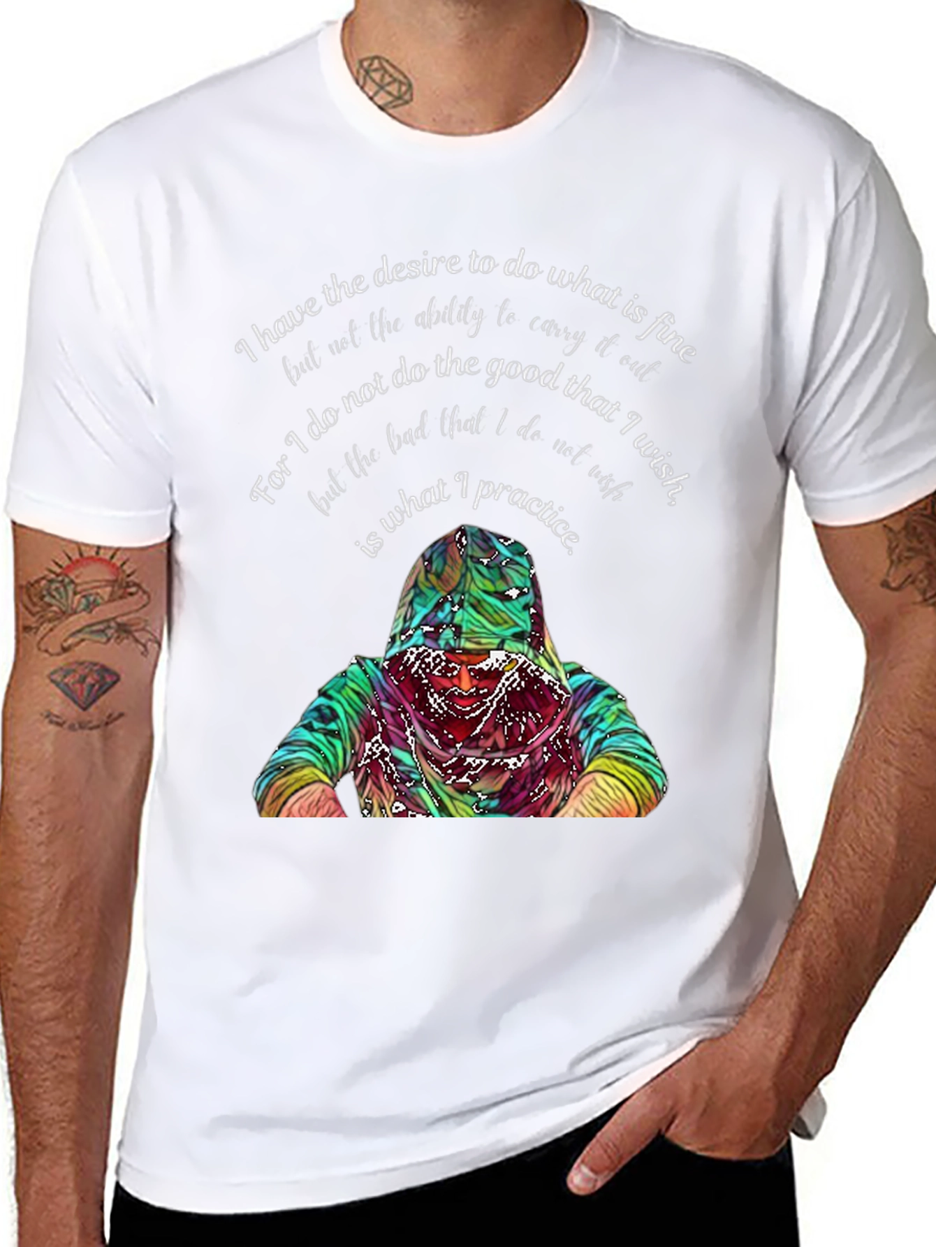 Inspirational Graphic Tee - Desire & Practice