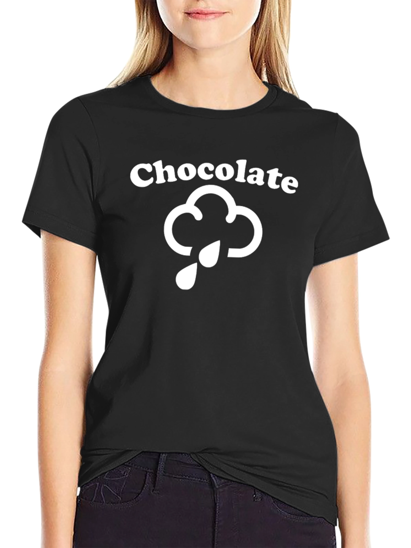Chocolate Rain Cloud Black T-Shirt
