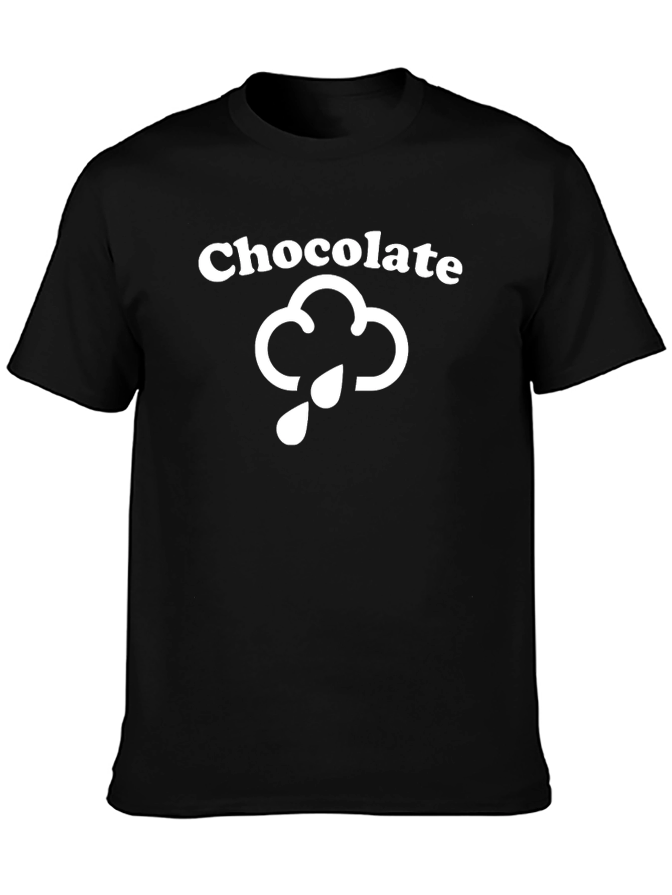 Chocolate Rain Cloud Black T-Shirt