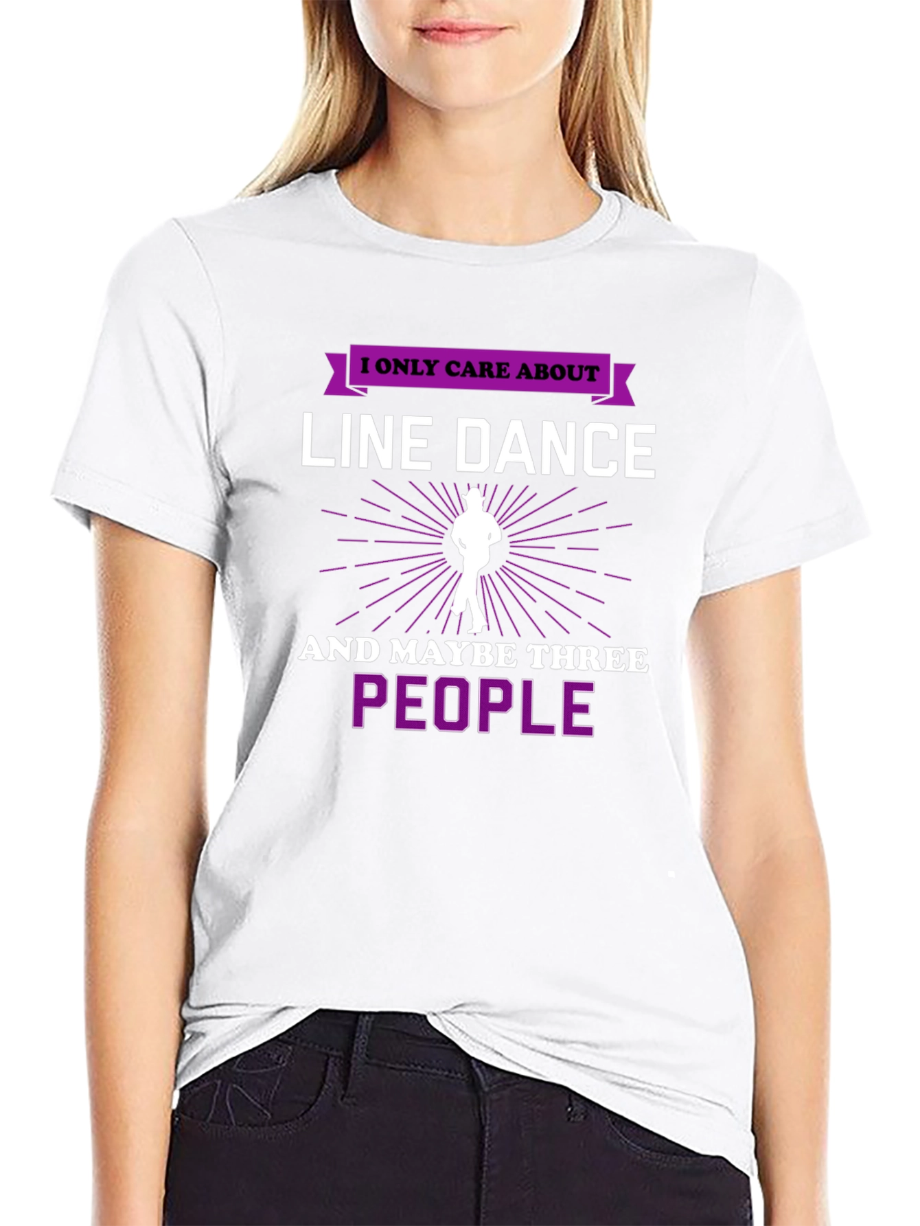 Line Dance T-Shirt - I Only Care About