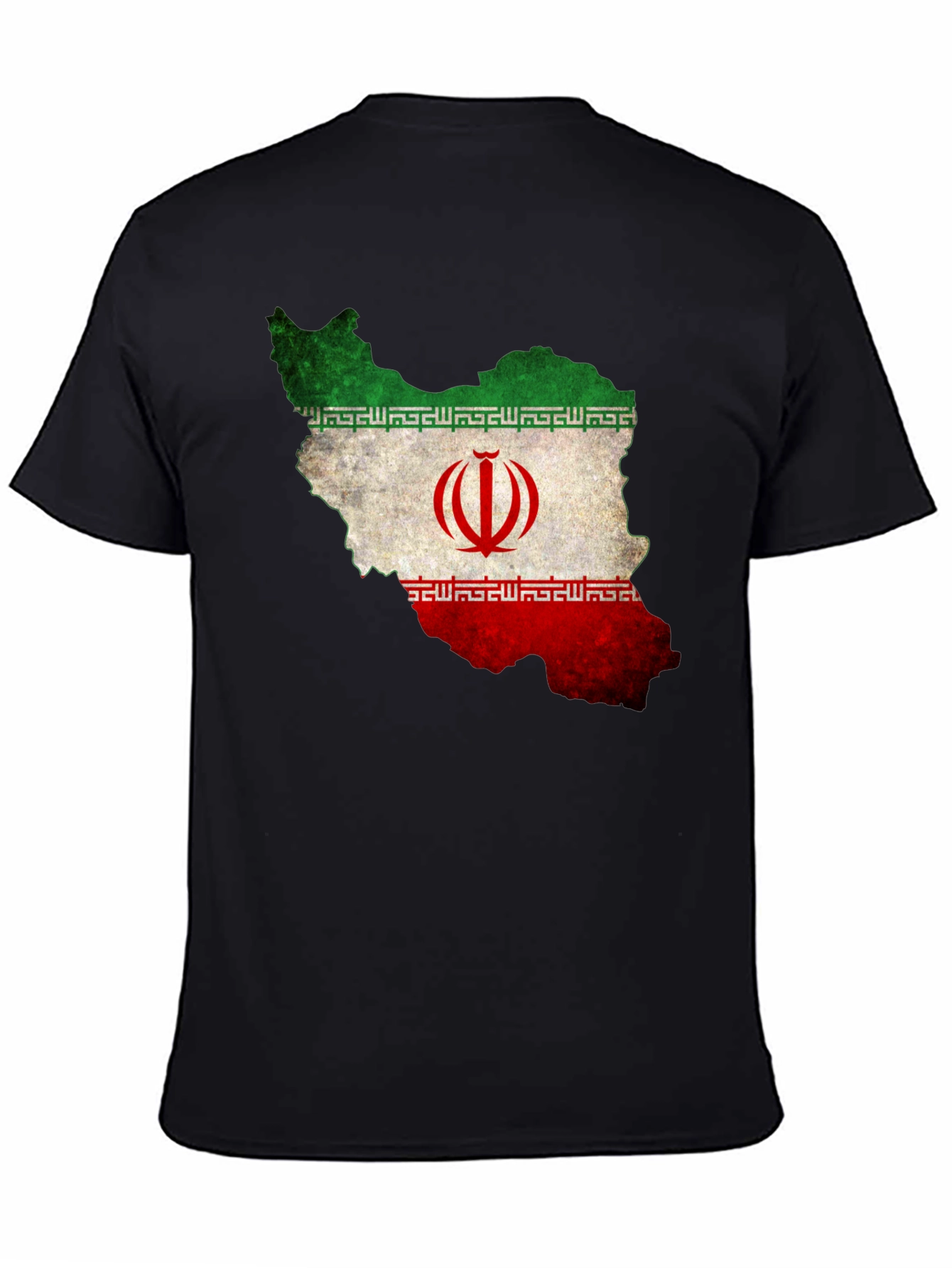 Iran Flag Map Graphic T-Shirt
