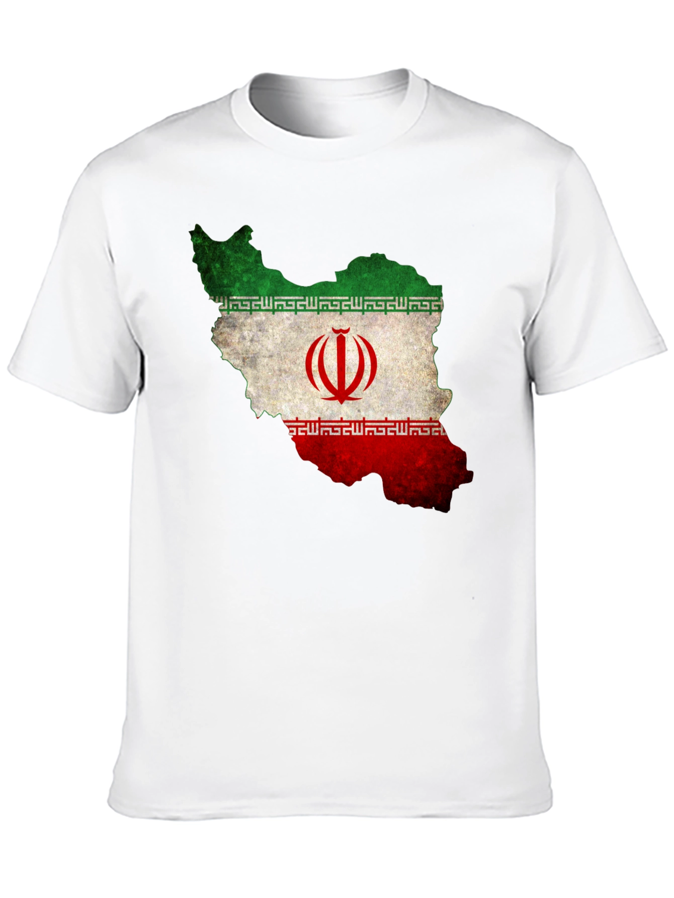 Iran Flag Map Graphic T-Shirt