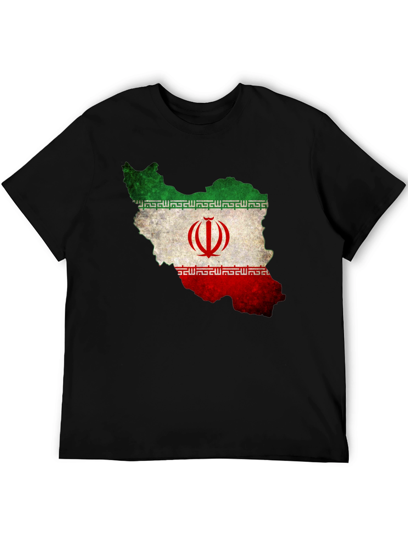 Iran Flag Map Graphic T-Shirt
