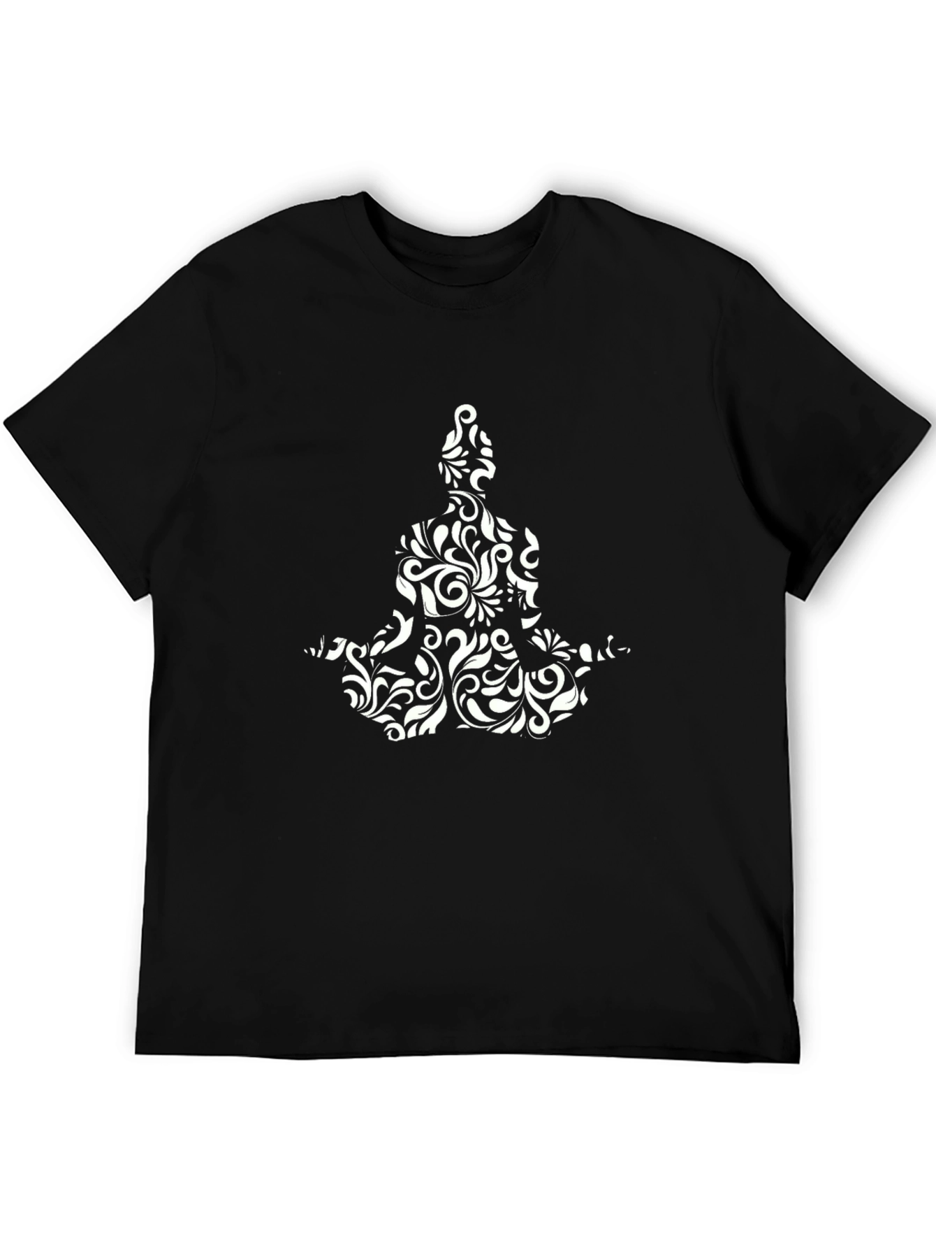 Meditative Floral T-Shirt - Relaxed Fit