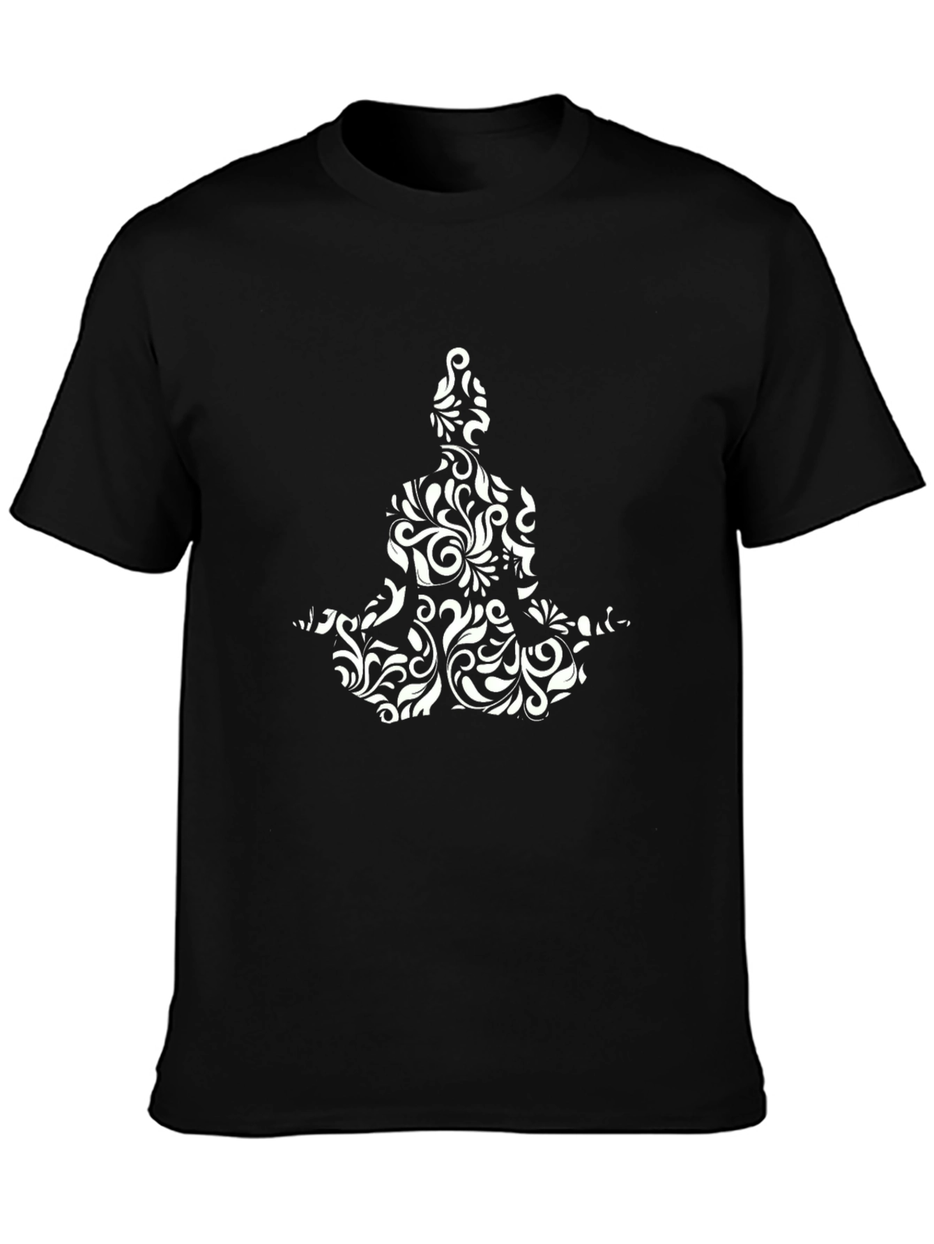 Meditative Floral T-Shirt - Relaxed Fit