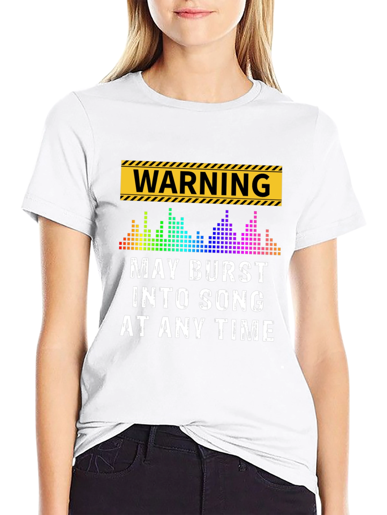 Warning May Burst Into Song T-Shirt