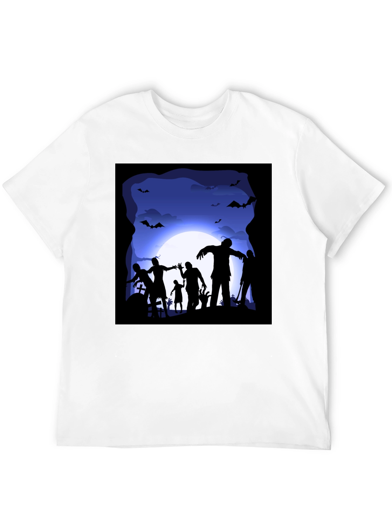 Spooky Zombie Graphic T-Shirt
