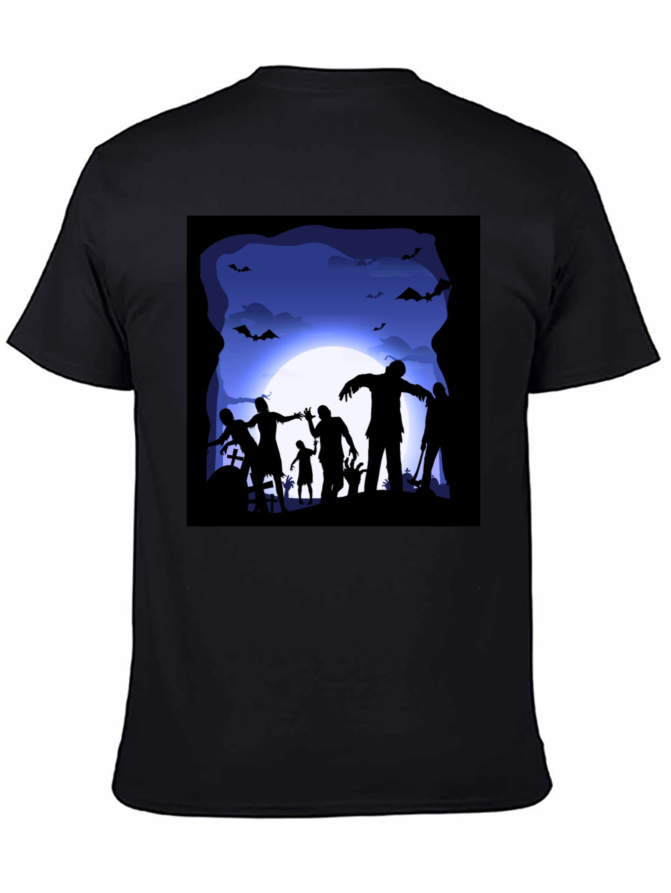 Spooky Zombie Graphic T-Shirt