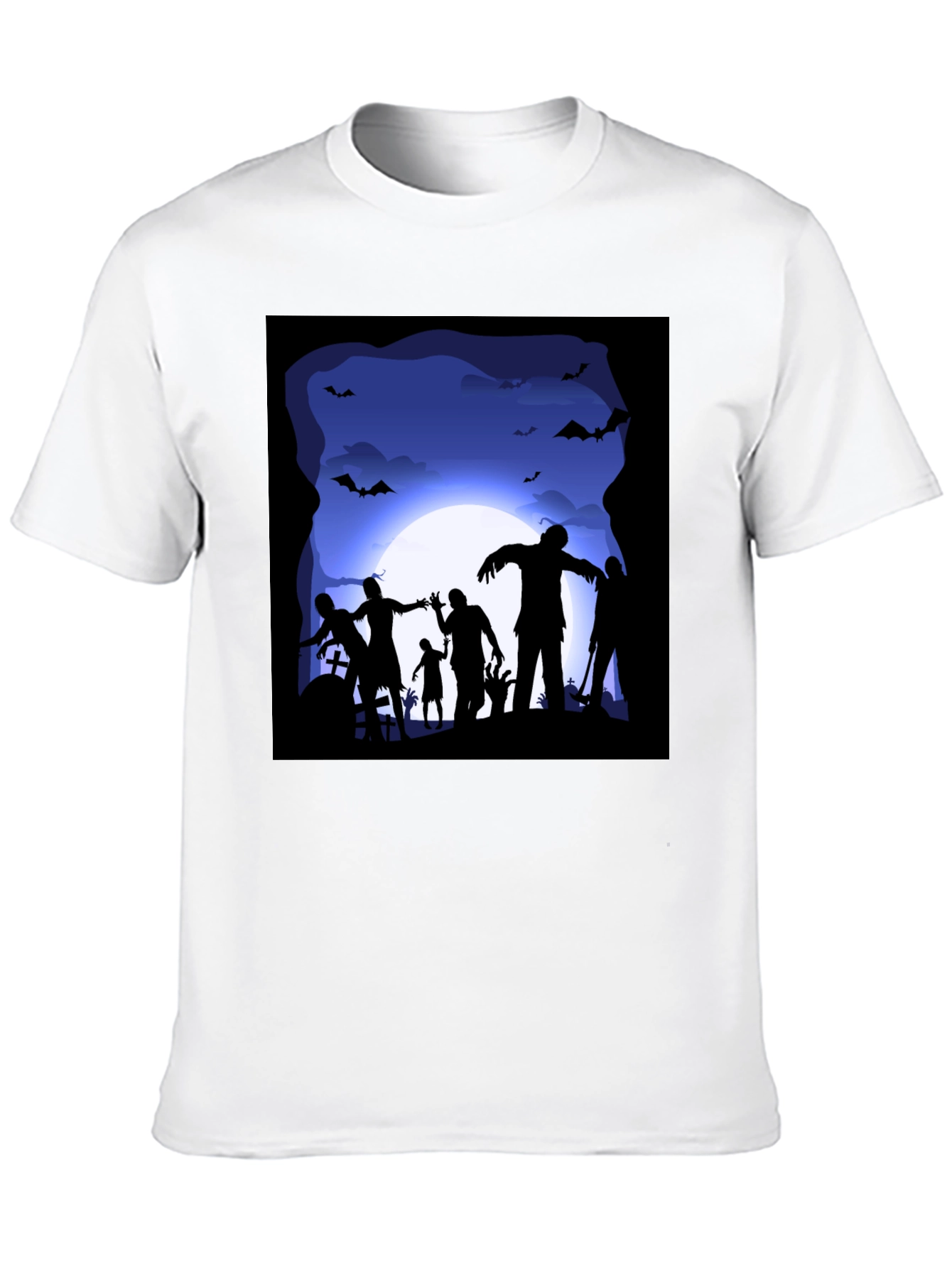 Spooky Zombie Graphic T-Shirt