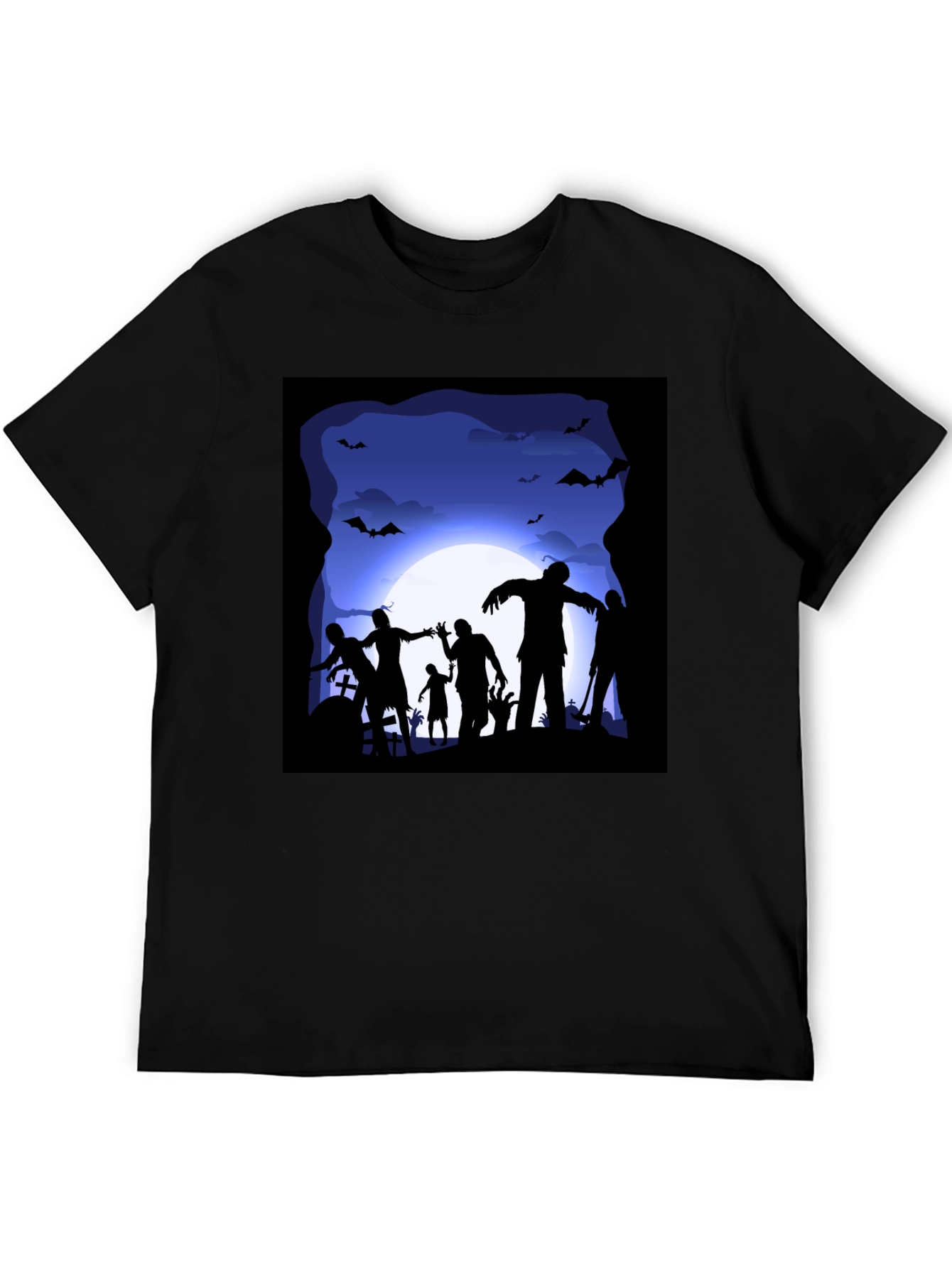 Spooky Zombie Graphic T-Shirt