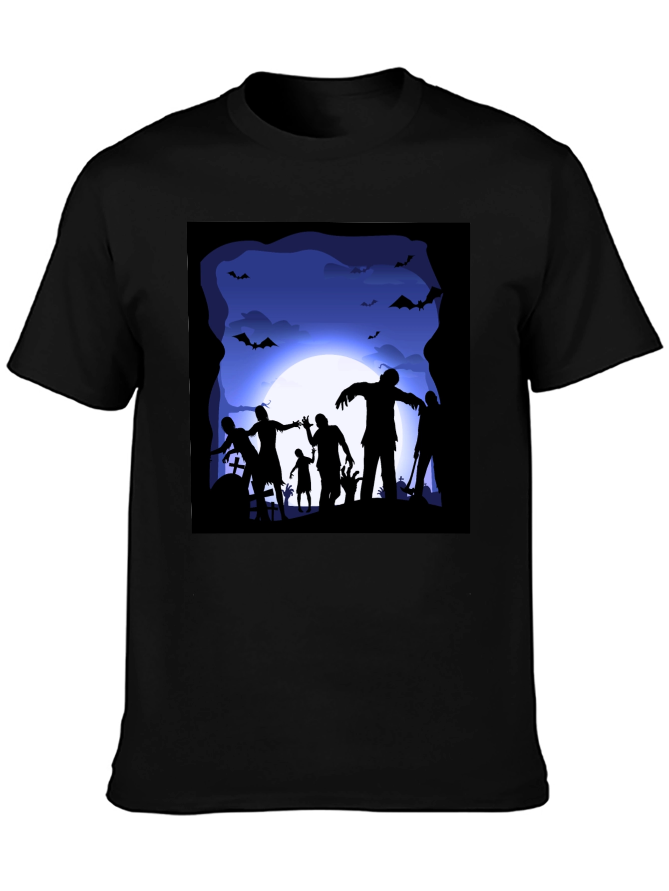 Spooky Zombie Graphic T-Shirt