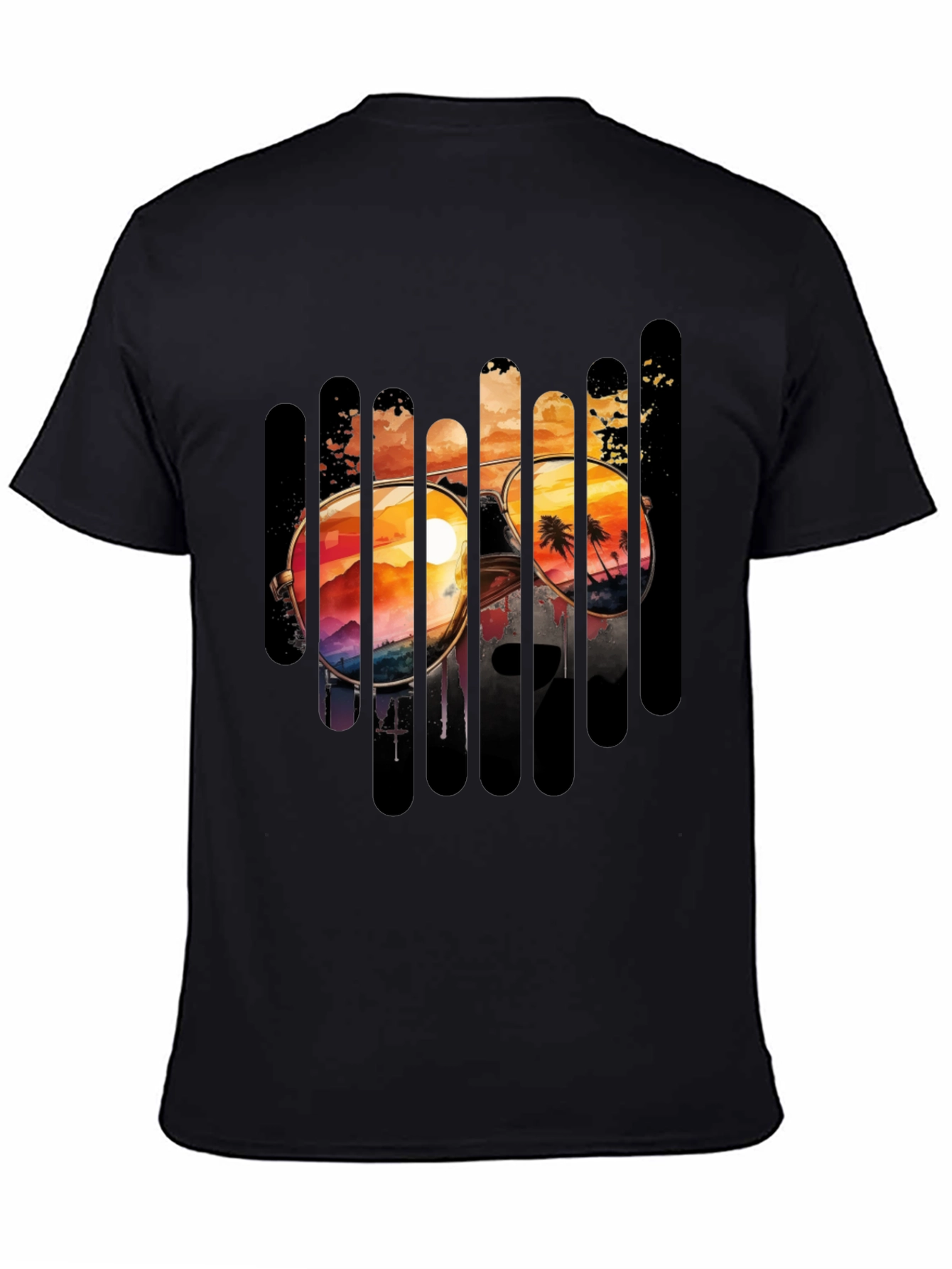 Sunset Sunglasses Graphic Tee - Beach Vibes