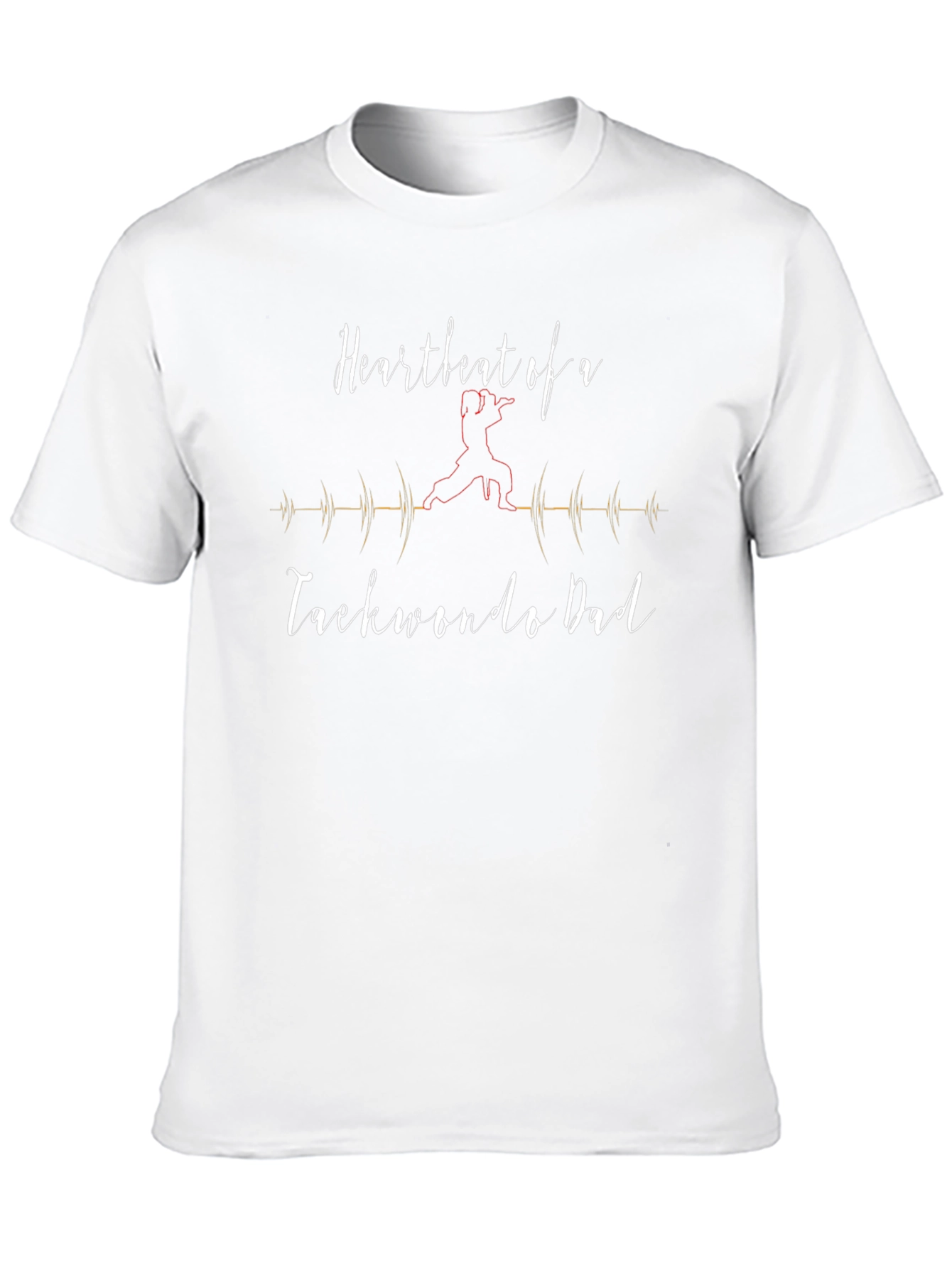 Heartbeat of a Taekwondo Dad T-Shirt