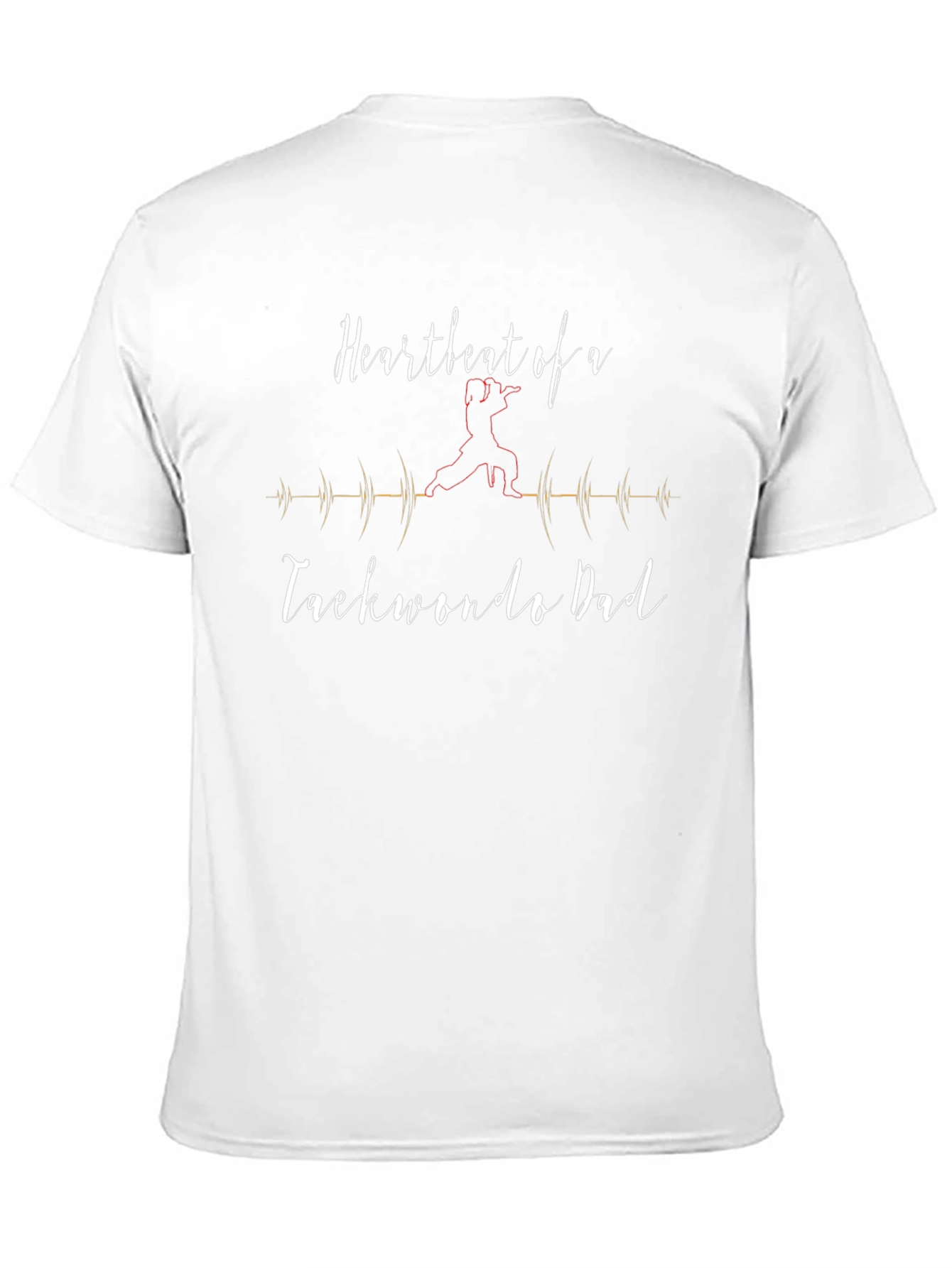 Heartbeat of a Taekwondo Dad T-Shirt