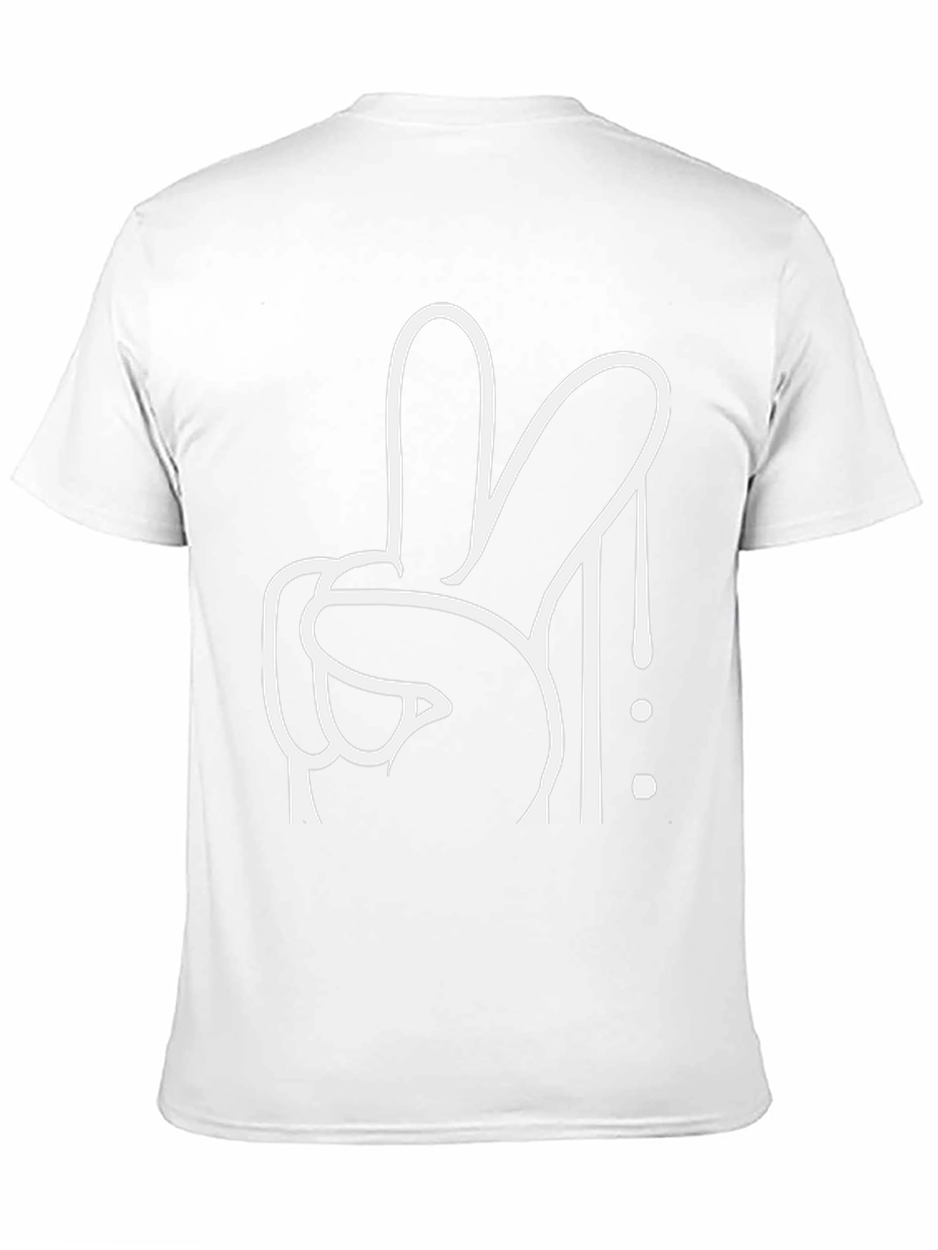 Cool Black T-Shirt with Peace Sign Graphic
