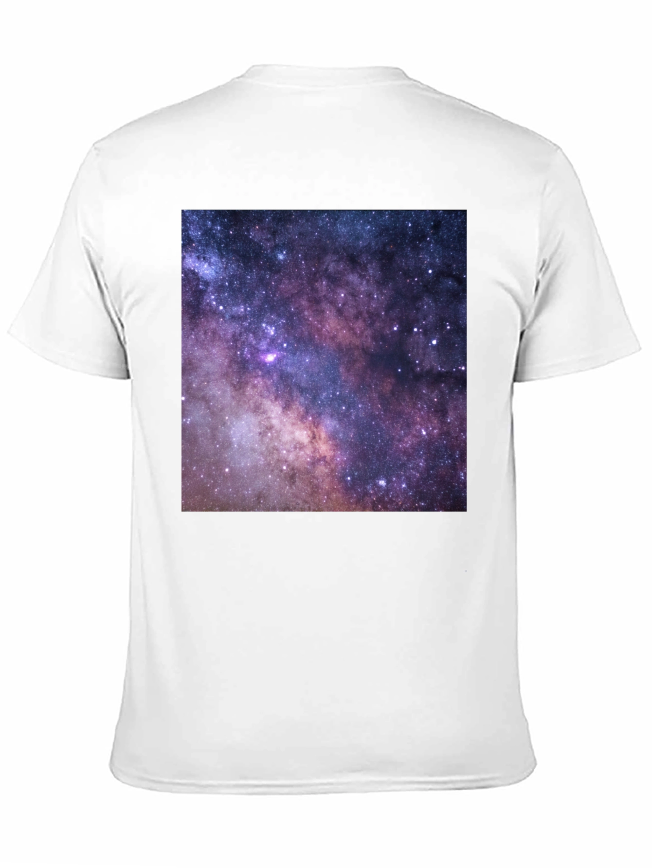 Galaxy Print Black T-Shirt - Cosmic Style