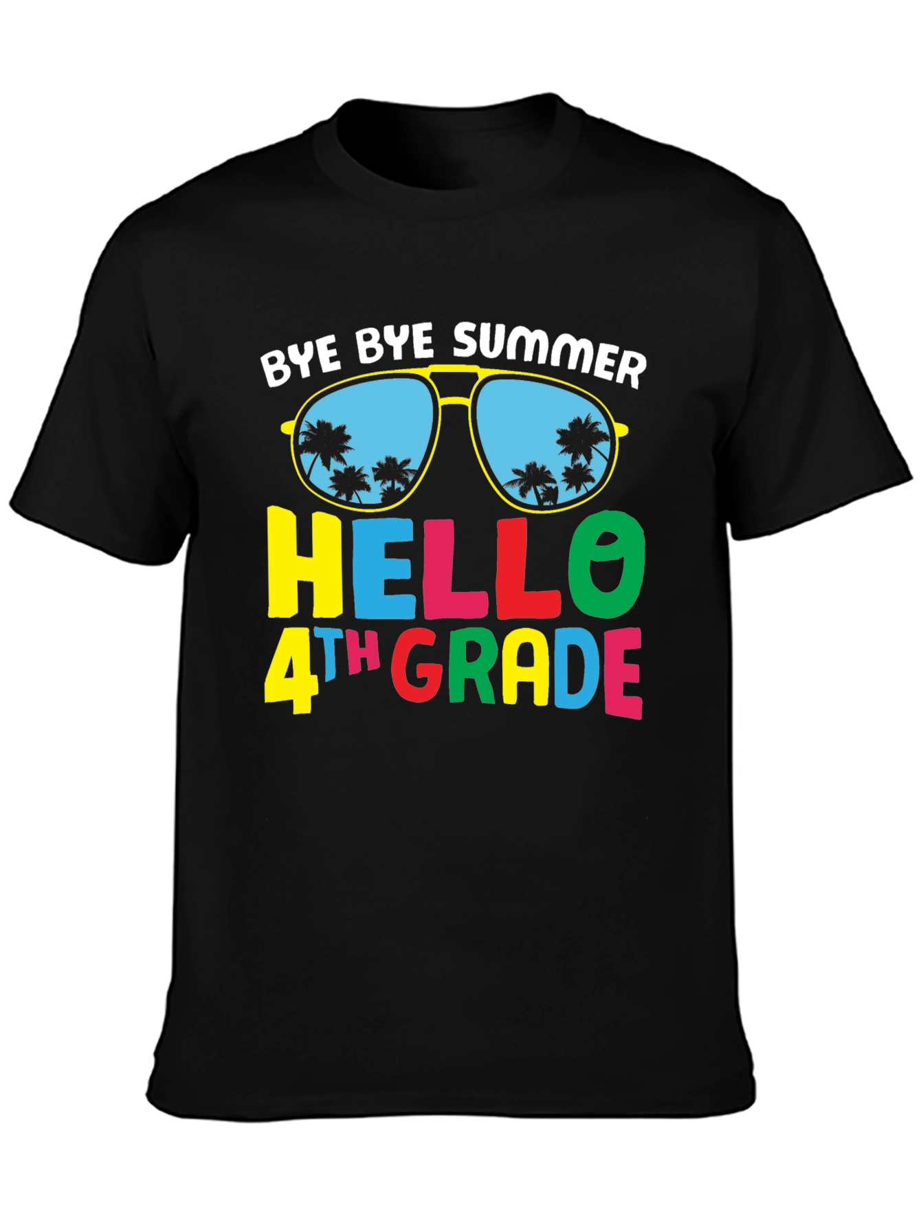 Bye Bye Summer Hello 4th Grade T-Shirt