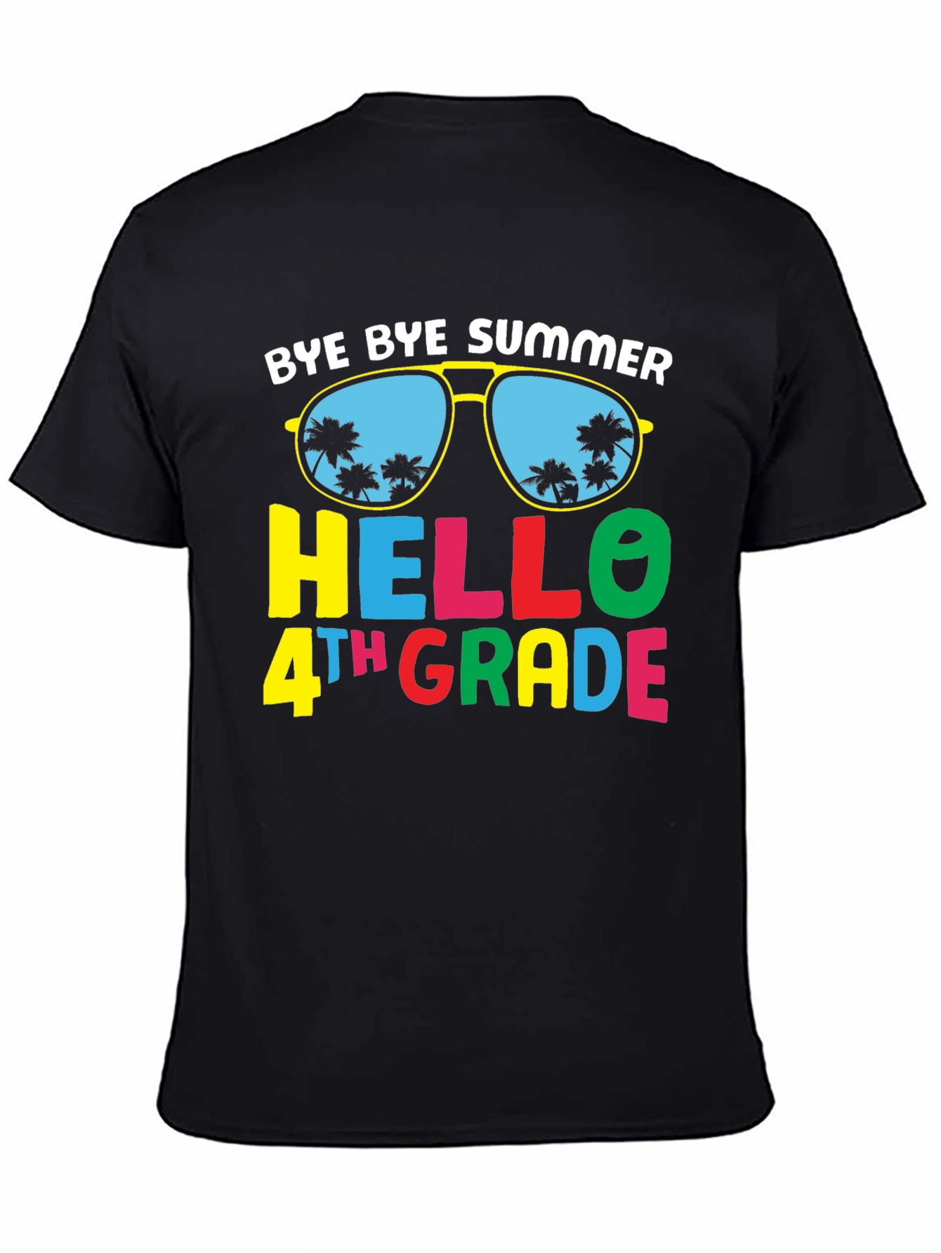 Bye Bye Summer Hello 4th Grade T-Shirt