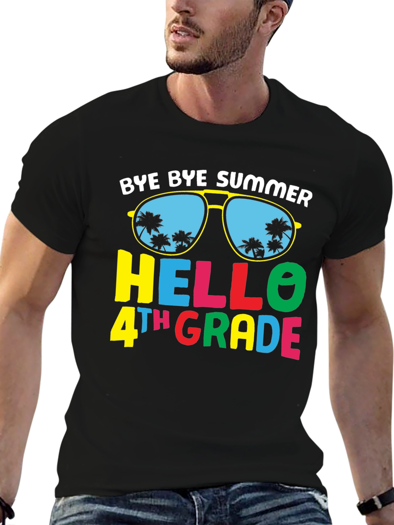 Bye Bye Summer Hello 4th Grade T-Shirt