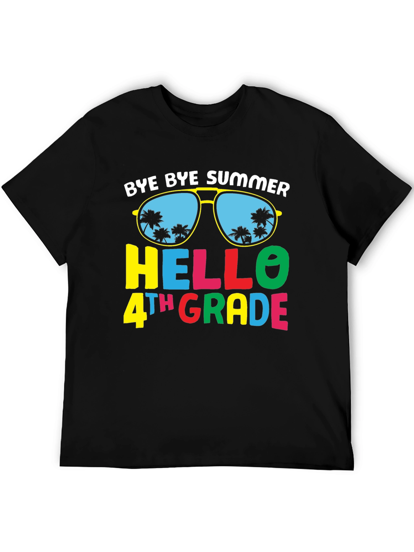 Bye Bye Summer Hello 4th Grade T-Shirt