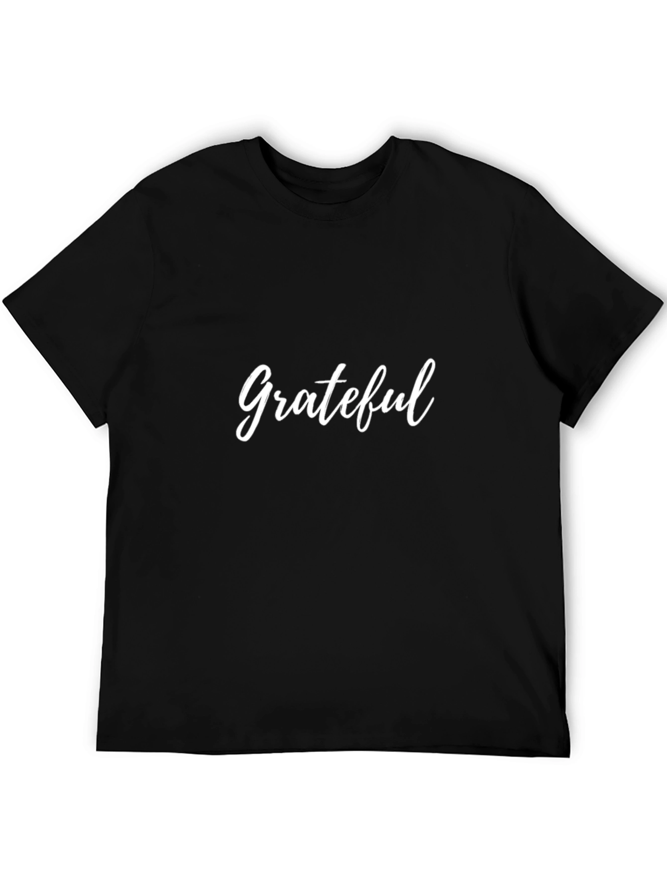 Grateful Graphic Tee - Stylish Black T-Shirt