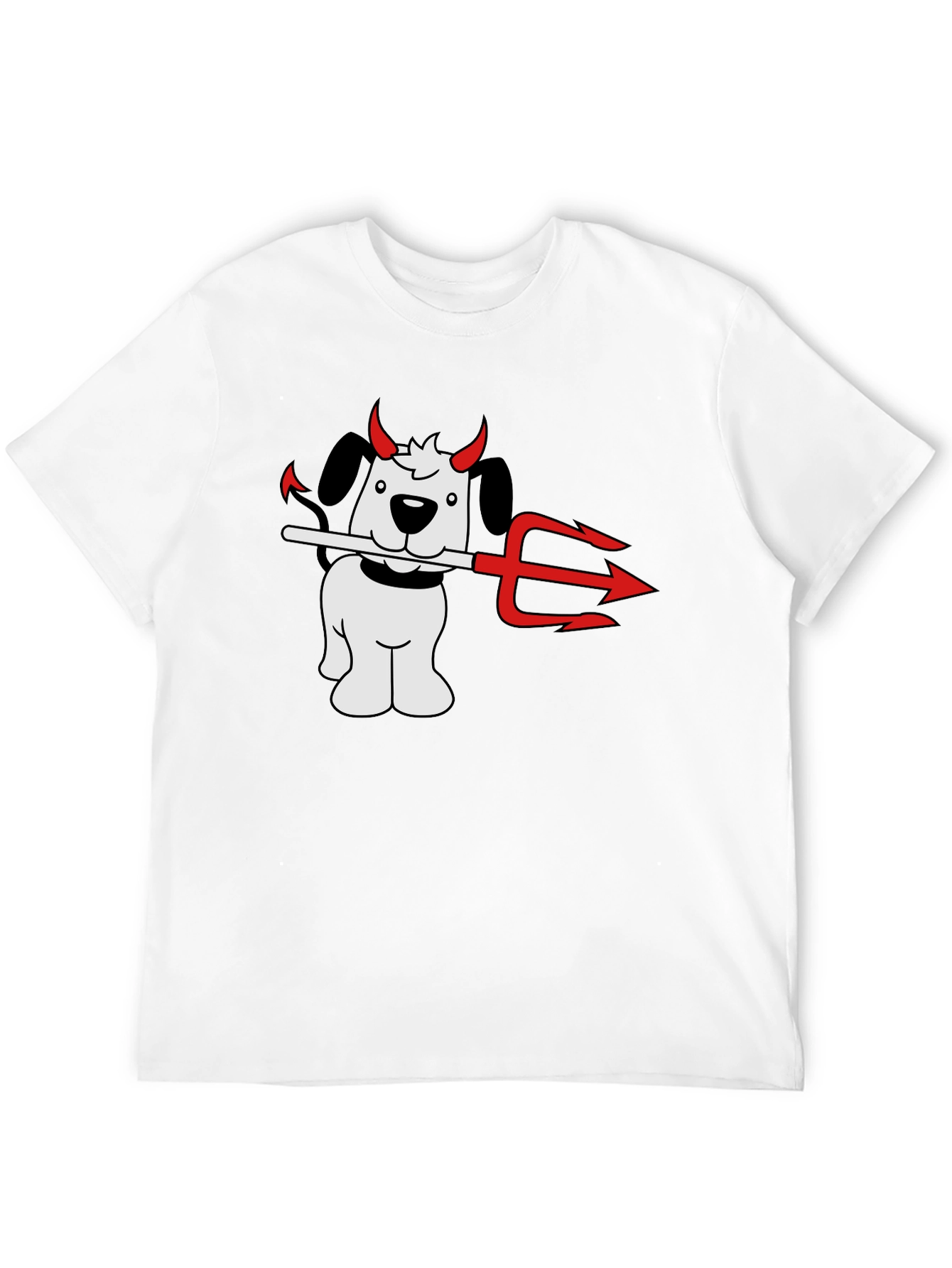 Devil Dog T-Shirt - Mischievous Pup Graphic Tee