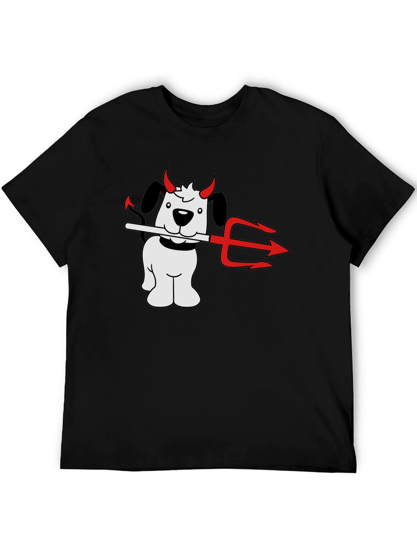 Devil Dog T-Shirt - Mischievous Pup Graphic Tee