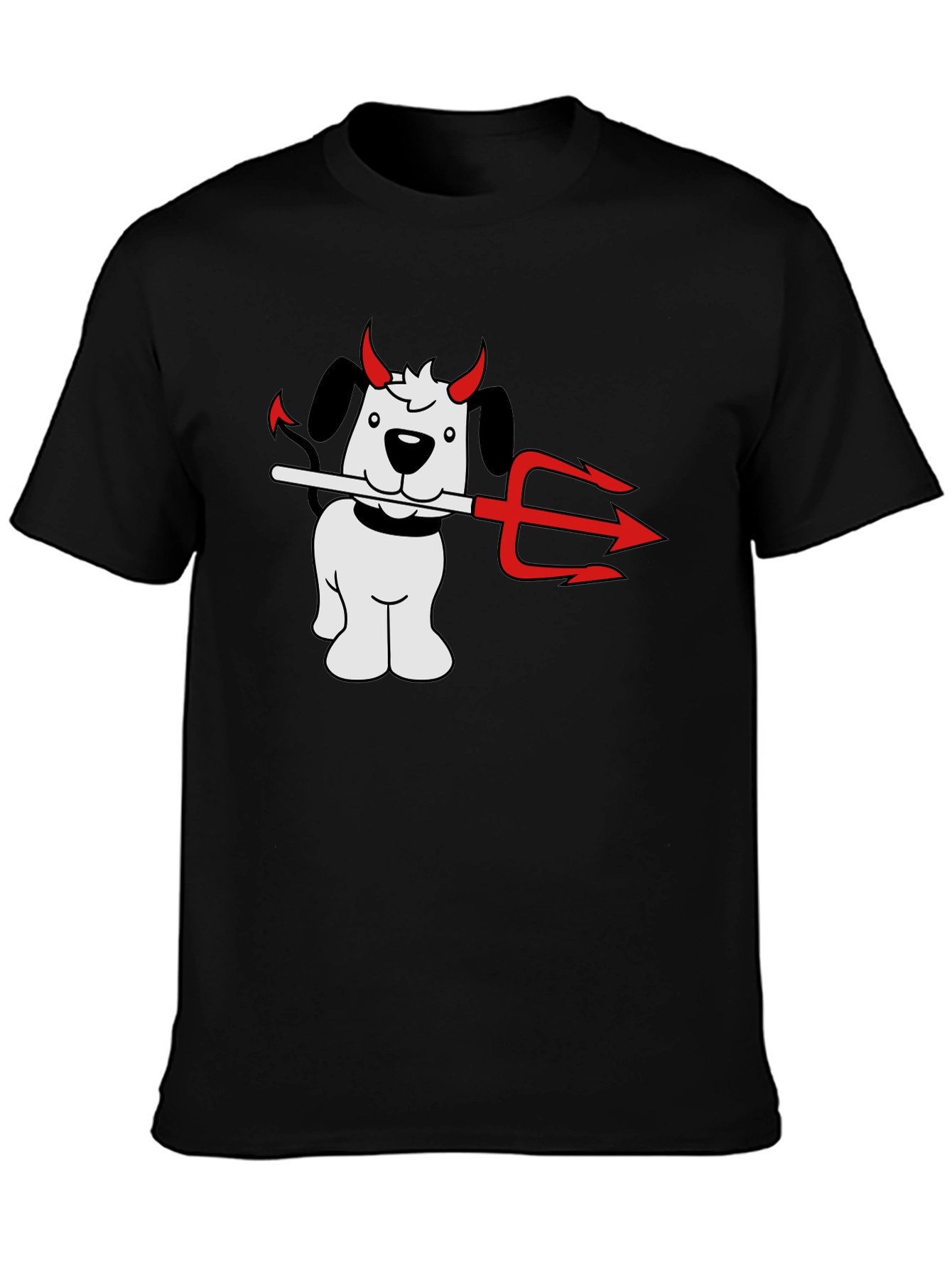 Devil Dog T-Shirt - Mischievous Pup Graphic Tee