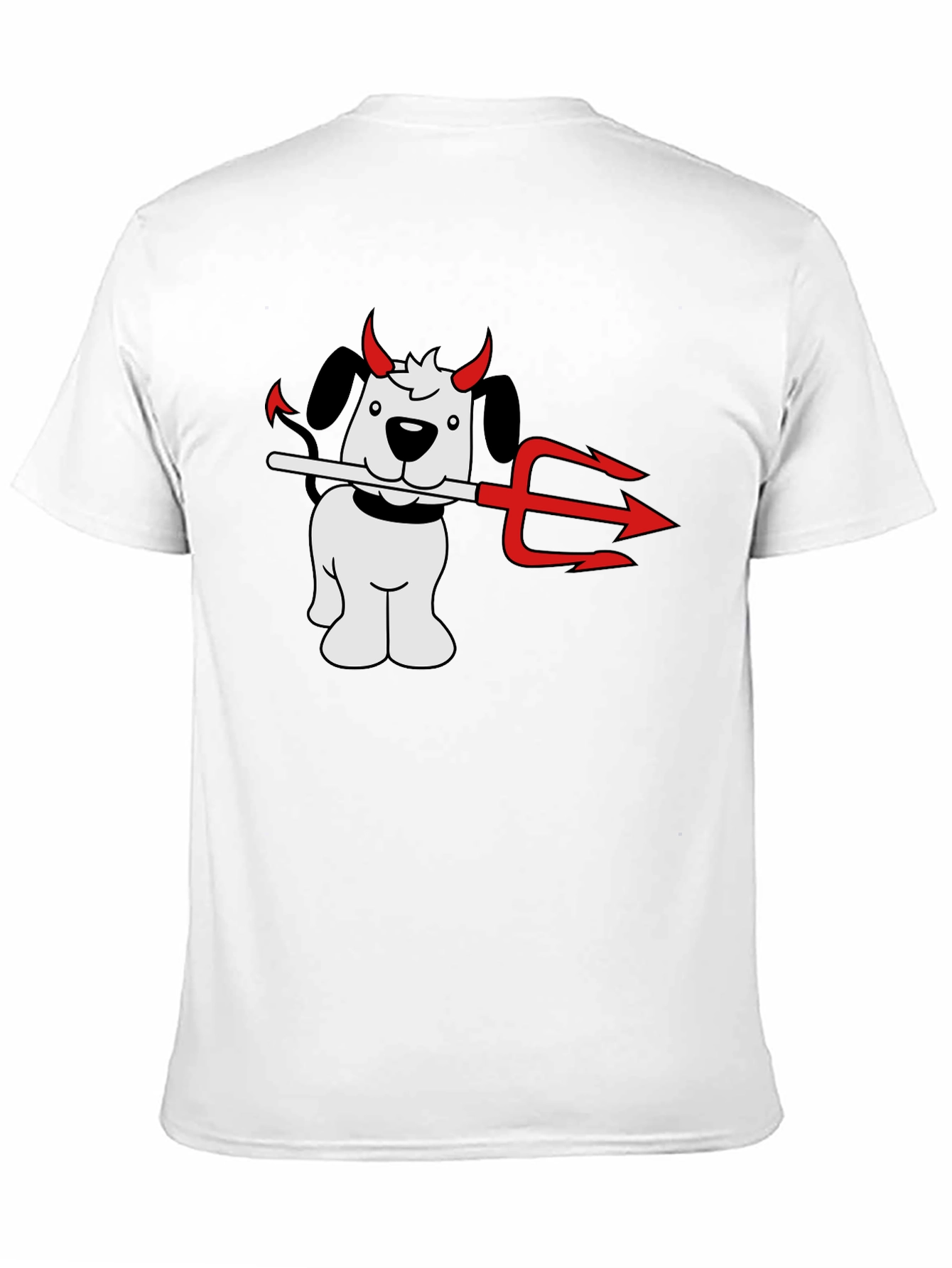 Devil Dog T-Shirt - Mischievous Pup Graphic Tee