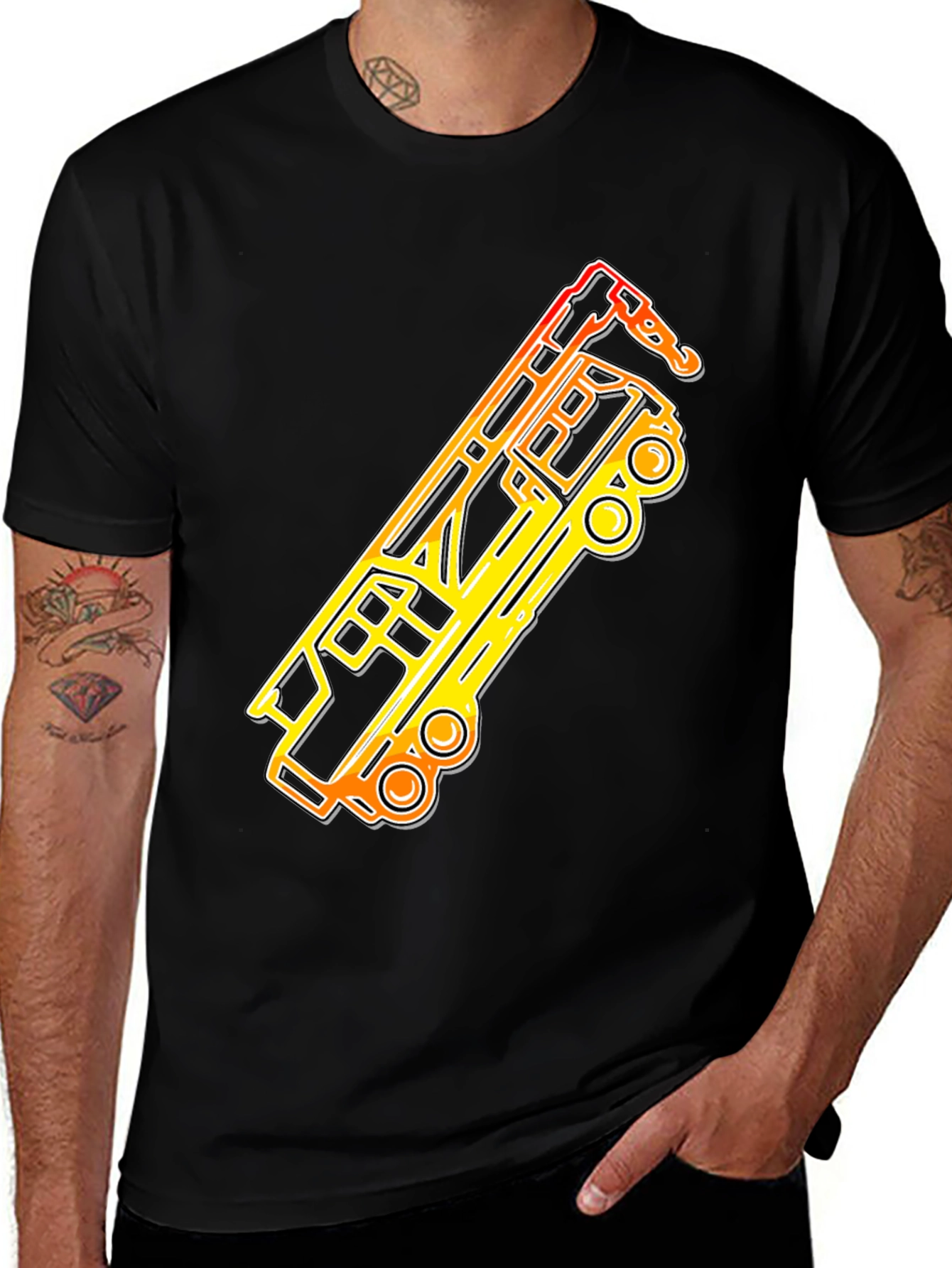 Airport Vehicle T-Shirt - Cool Graphic Tee