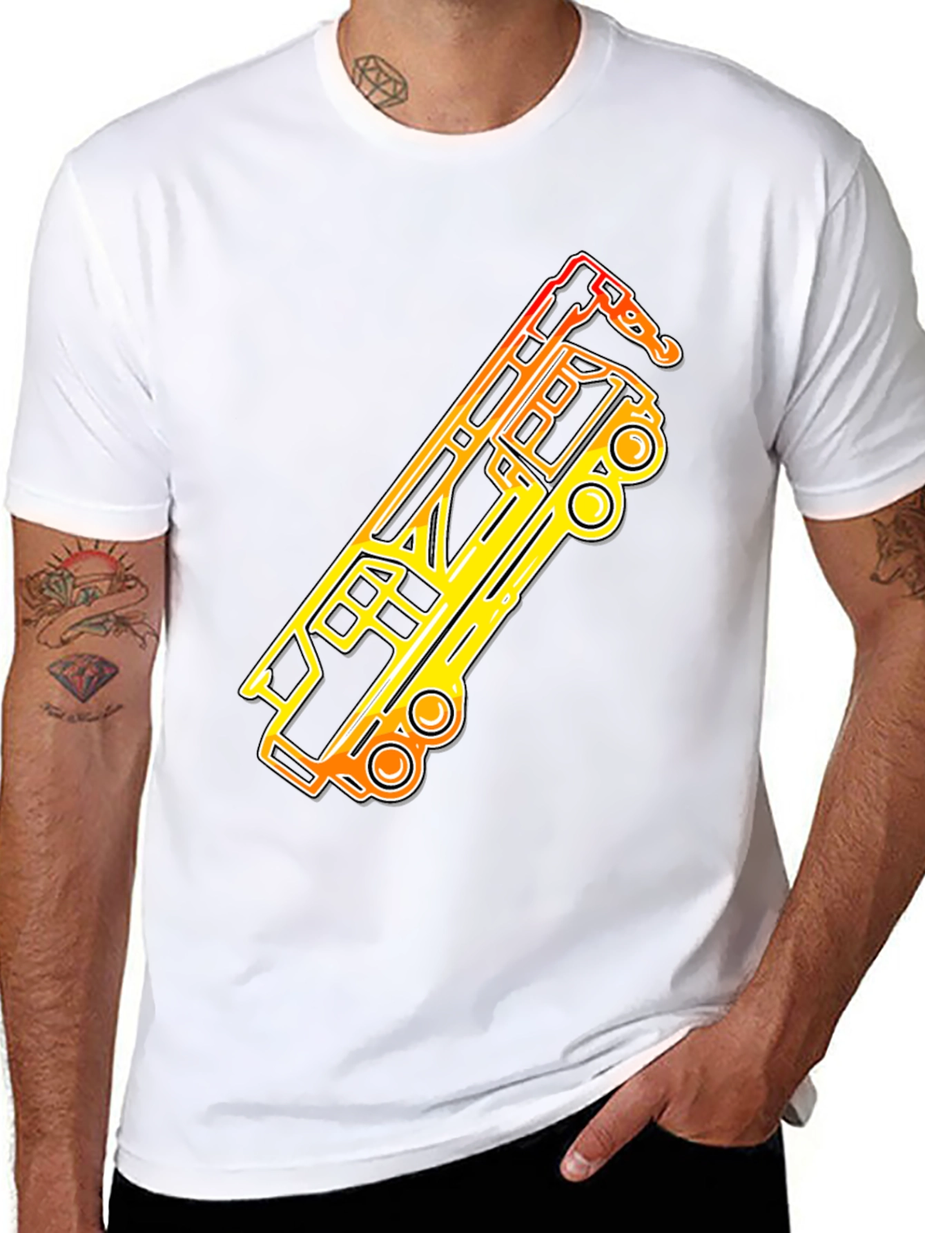 Airport Vehicle T-Shirt - Cool Graphic Tee