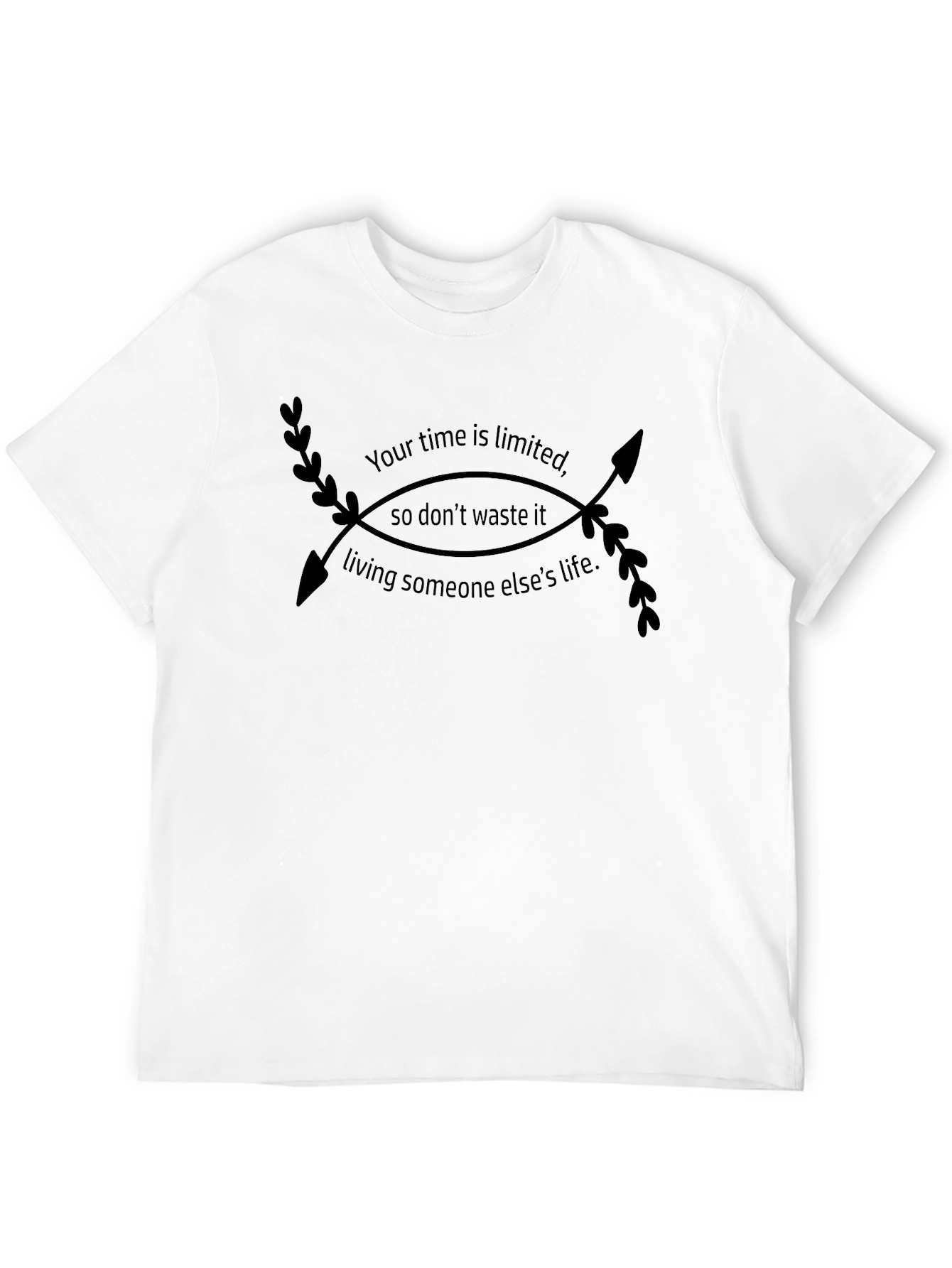 Motivational Quote Arrow Graphic T-Shirt