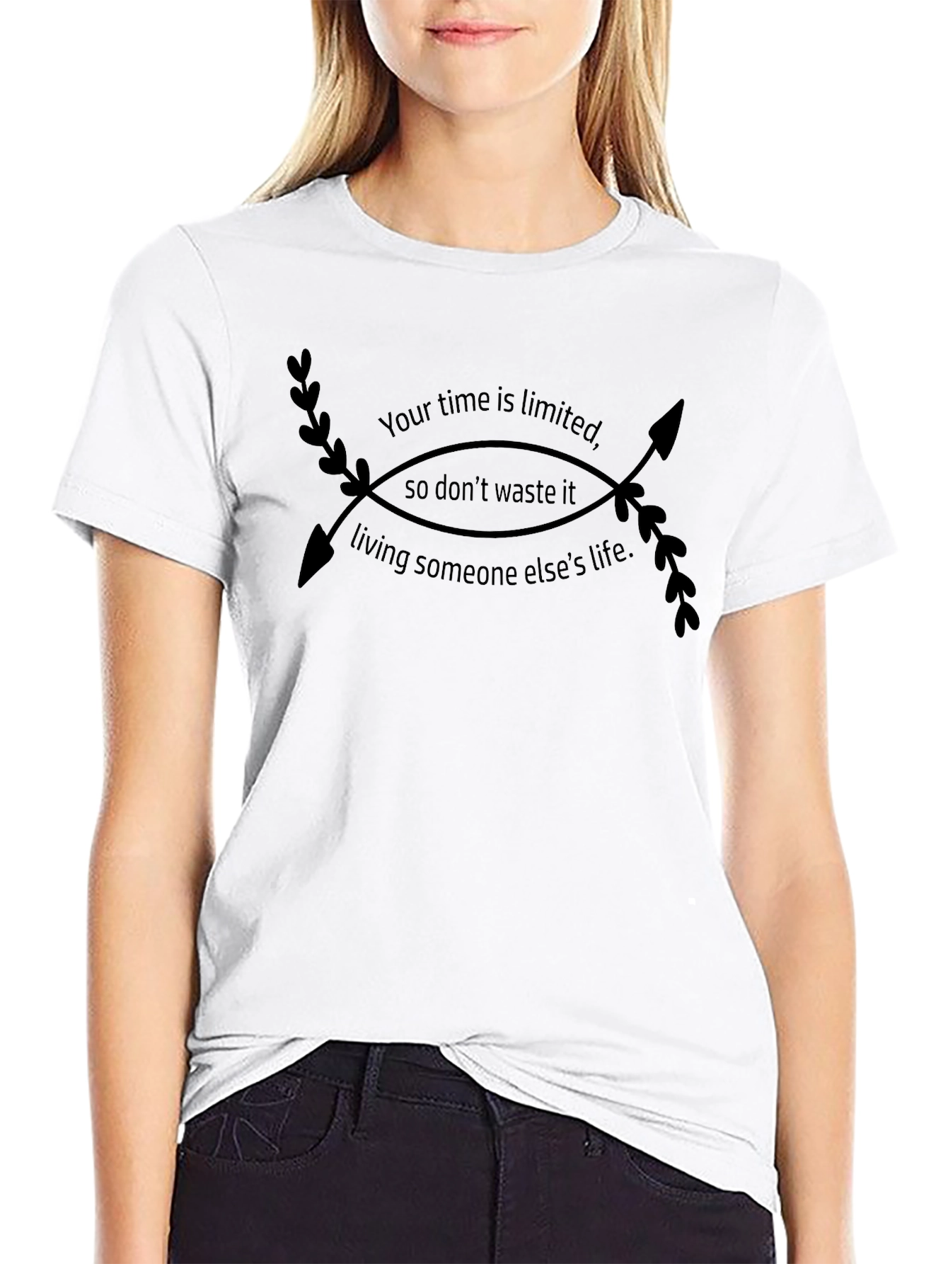 Motivational Quote Arrow Graphic T-Shirt