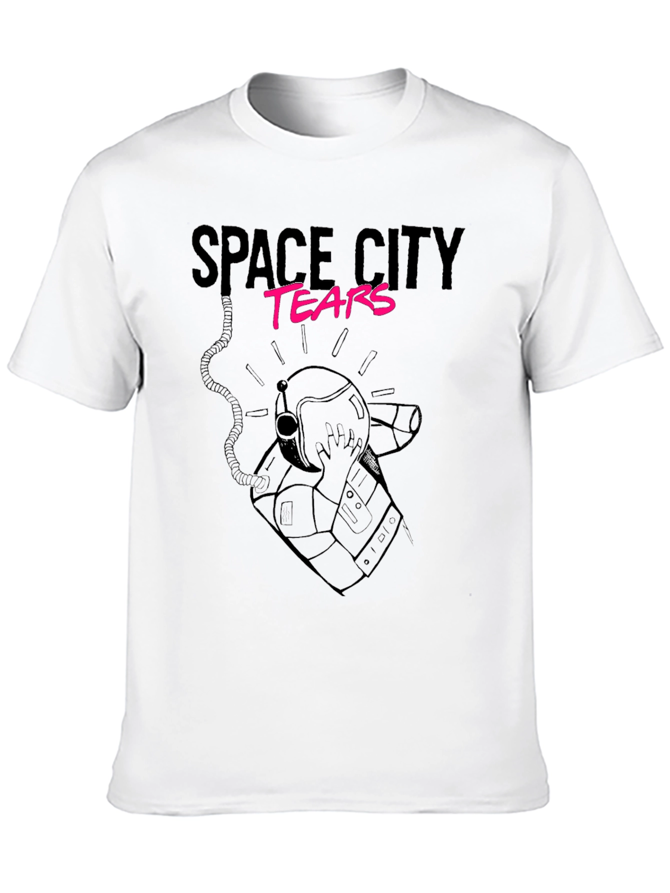 Space City Tears Graphic Tee - Black