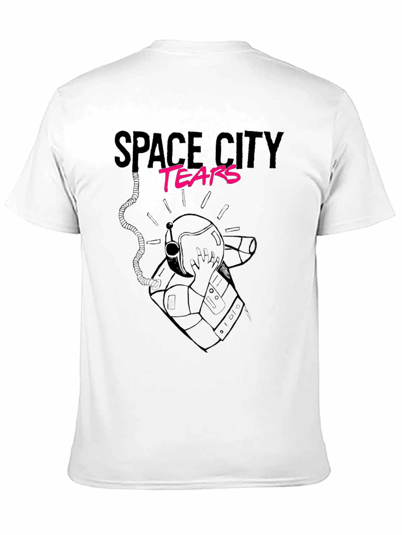 Space City Tears Graphic Tee - Black